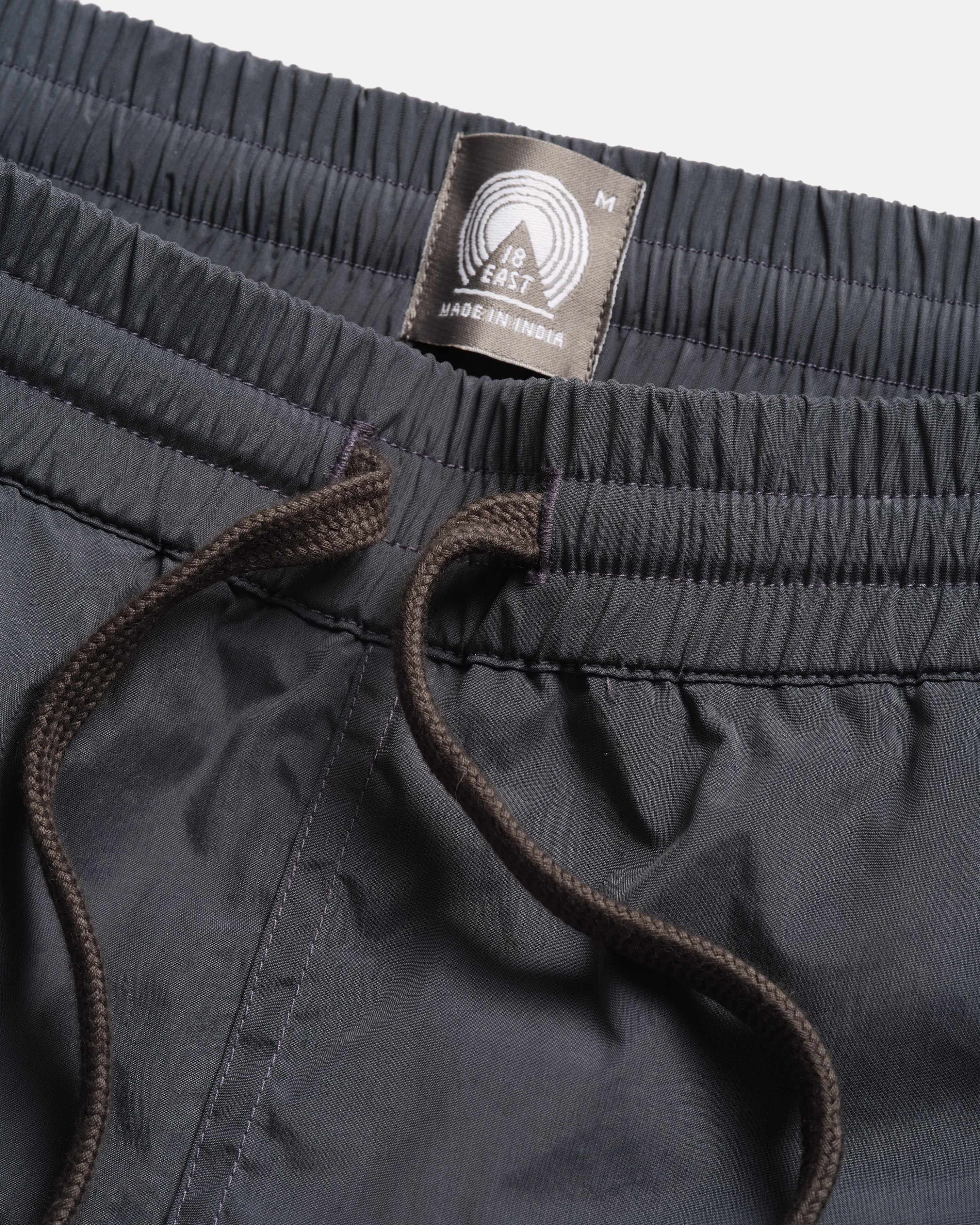 DOCK SWIM TRUNKS - ELEPHANT BLUE WATER-REPELLENT NYLON