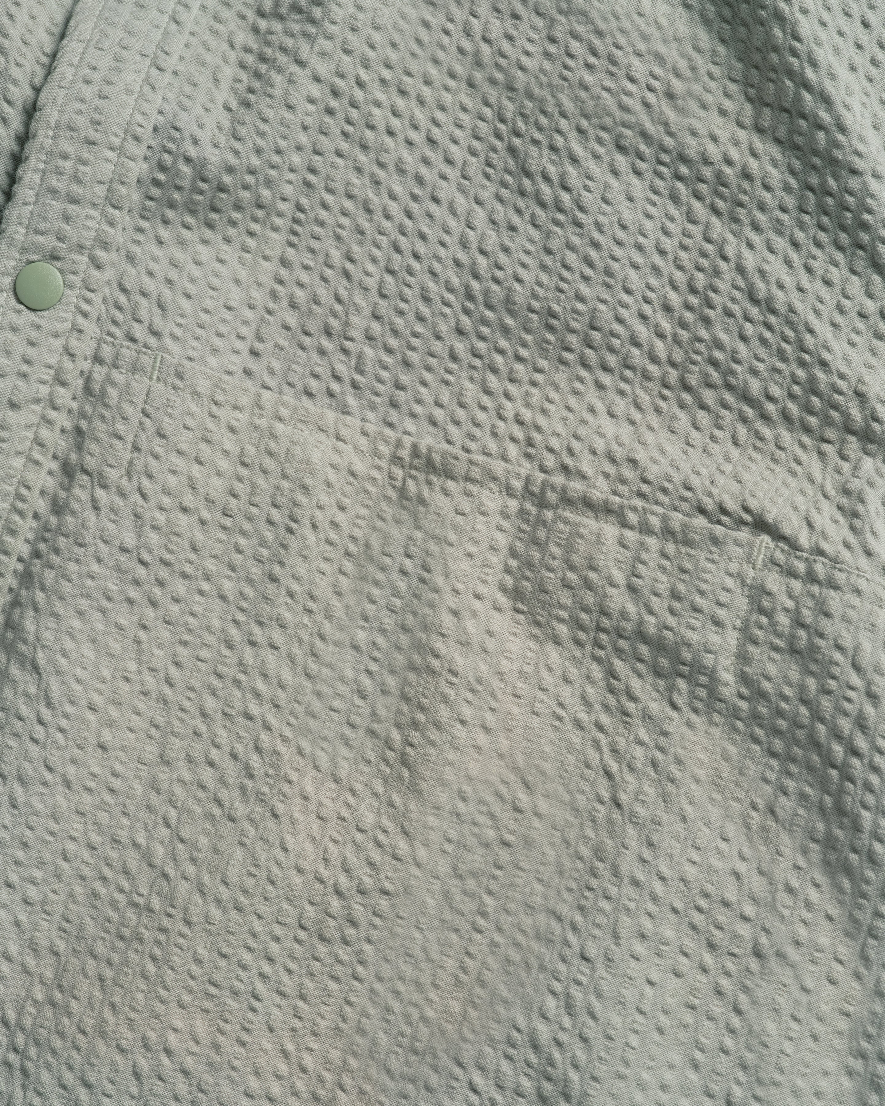 SS EASY WORK SHIRT -TONAL LUNAR ROCK COTTON SEERSUCKER