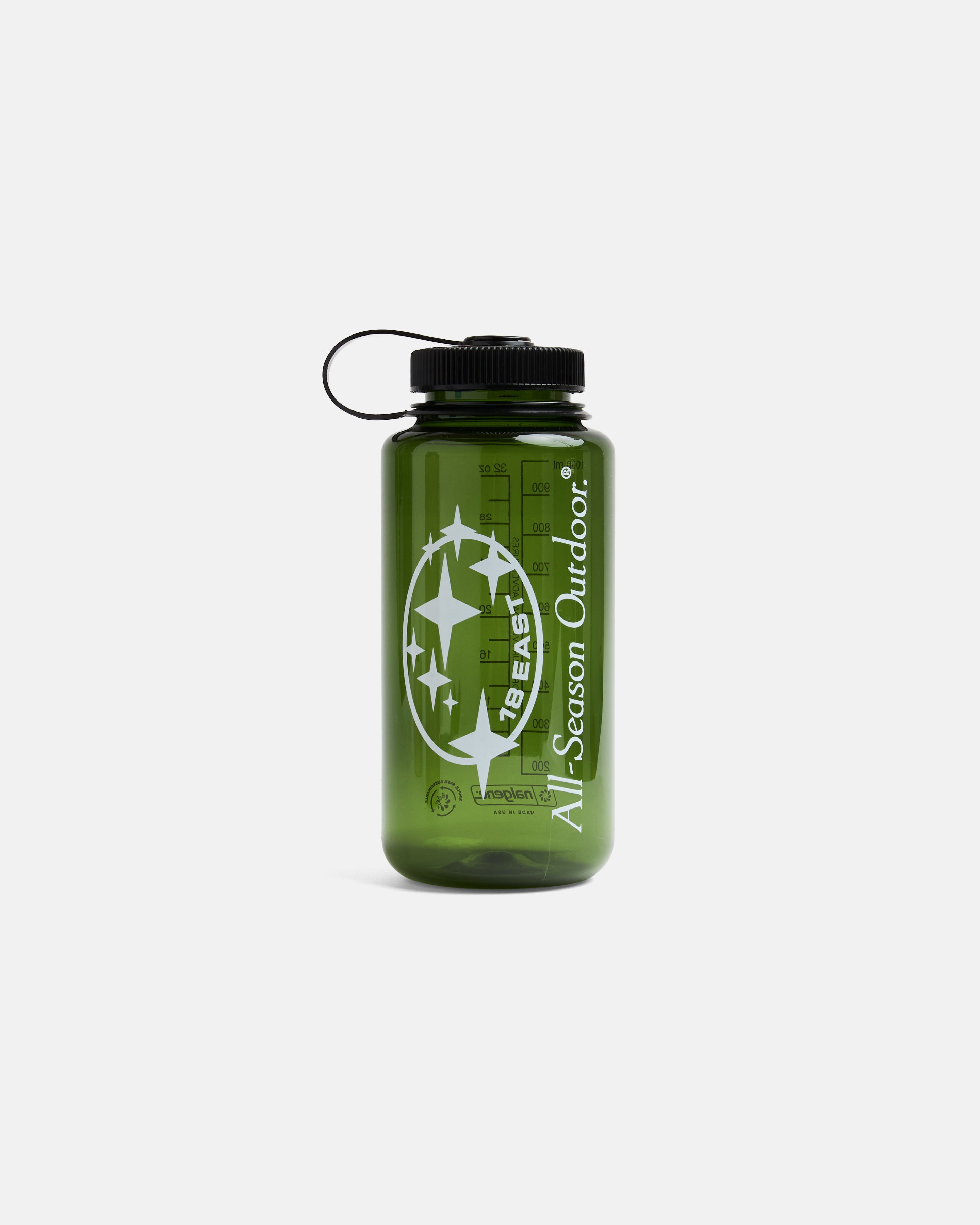 "ALL-SEASON OUTDOOR" WIDEMOUTH NALGENE BOTTLE - OUTBACK GREEN / BLACK