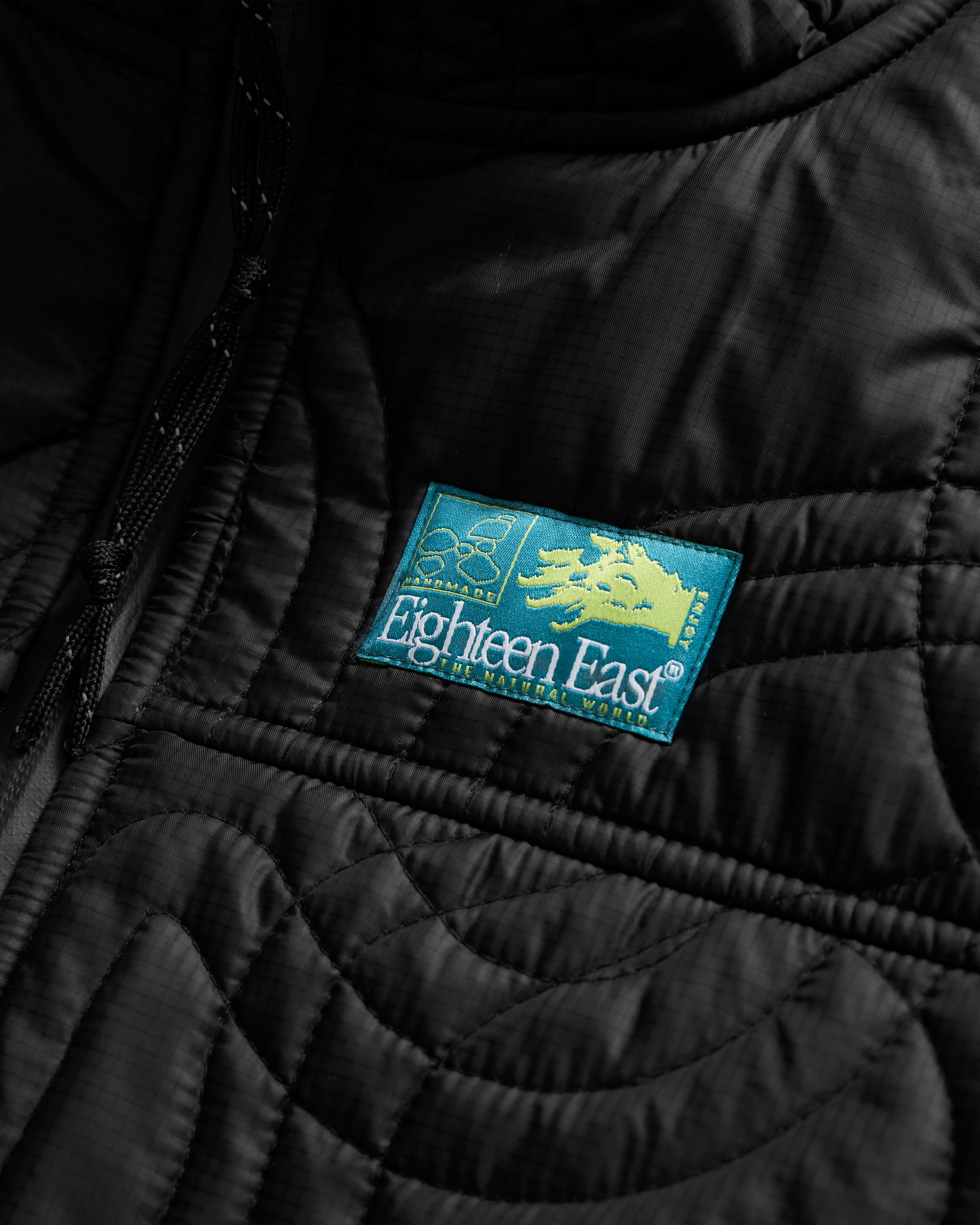 TRACKS QUILTED JACKET - BLACK FLYWEIGHT NYLON RIPSTOP