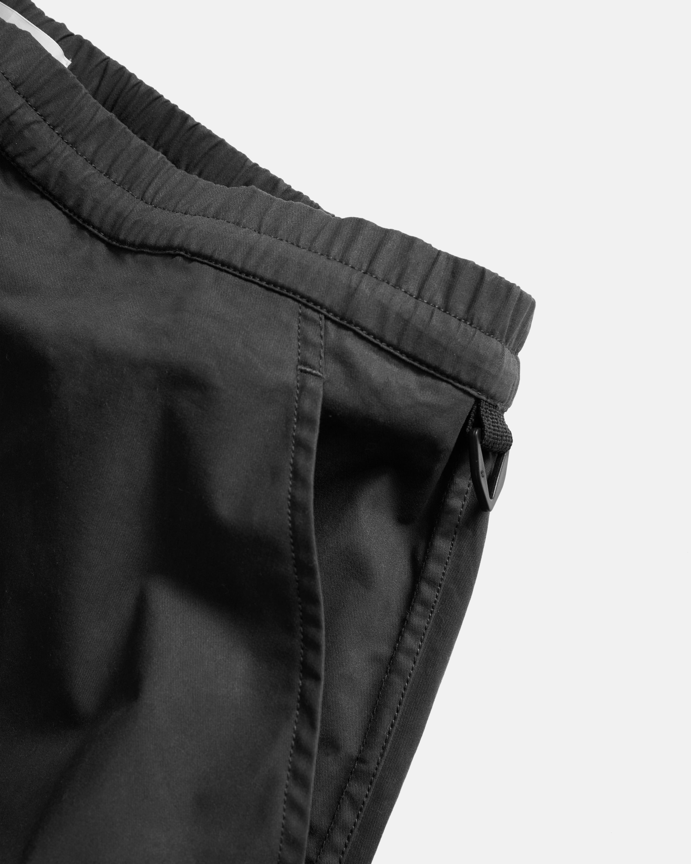 RICHMOND RAF EASY CARGO PANT - SUNBLEACHED BLACK WASHED WAX COTTON