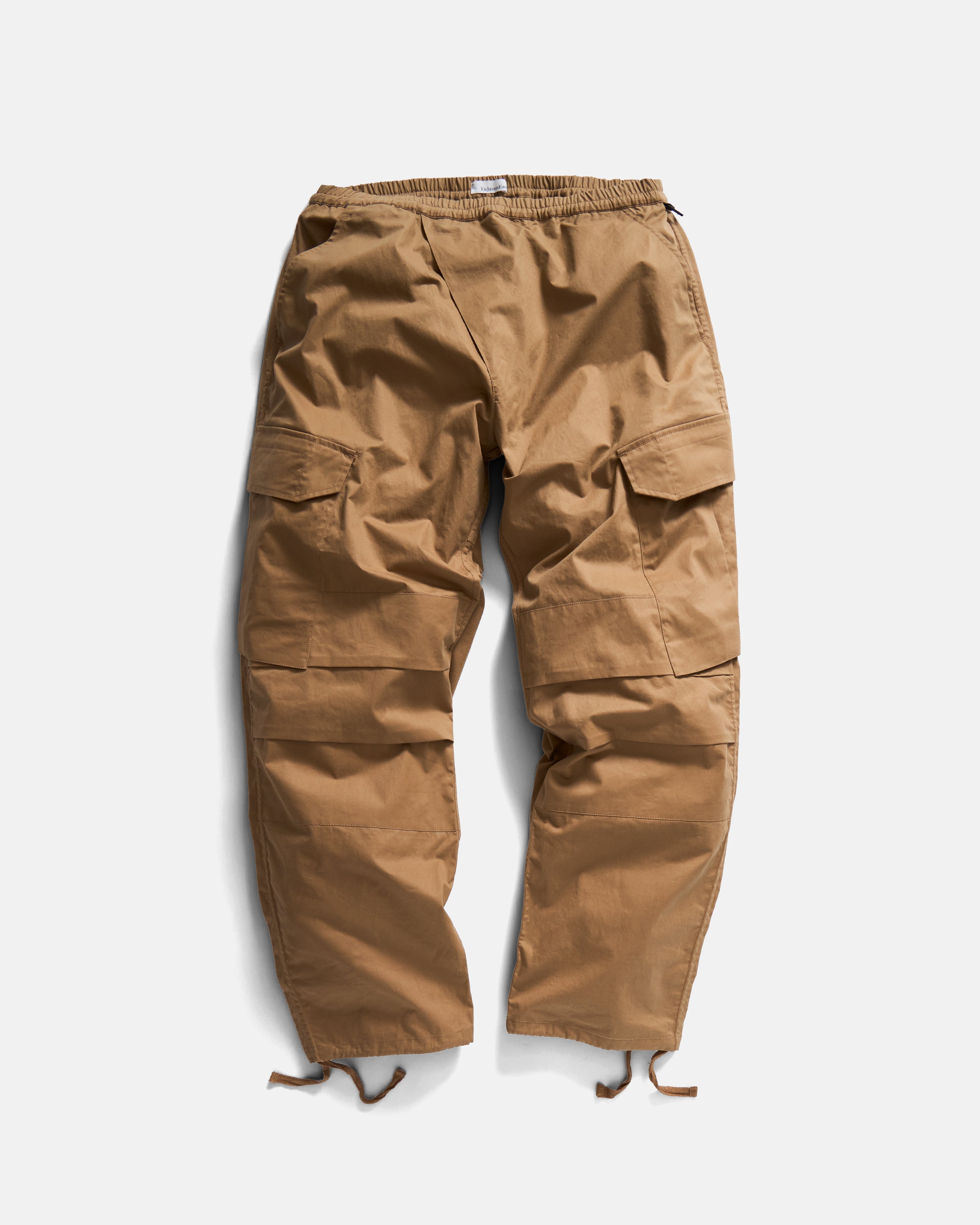RICHMOND RAF EASY CARGO PANT - SUNBLEACHED BRITISH KHAKI WASHED WAX COTTON
