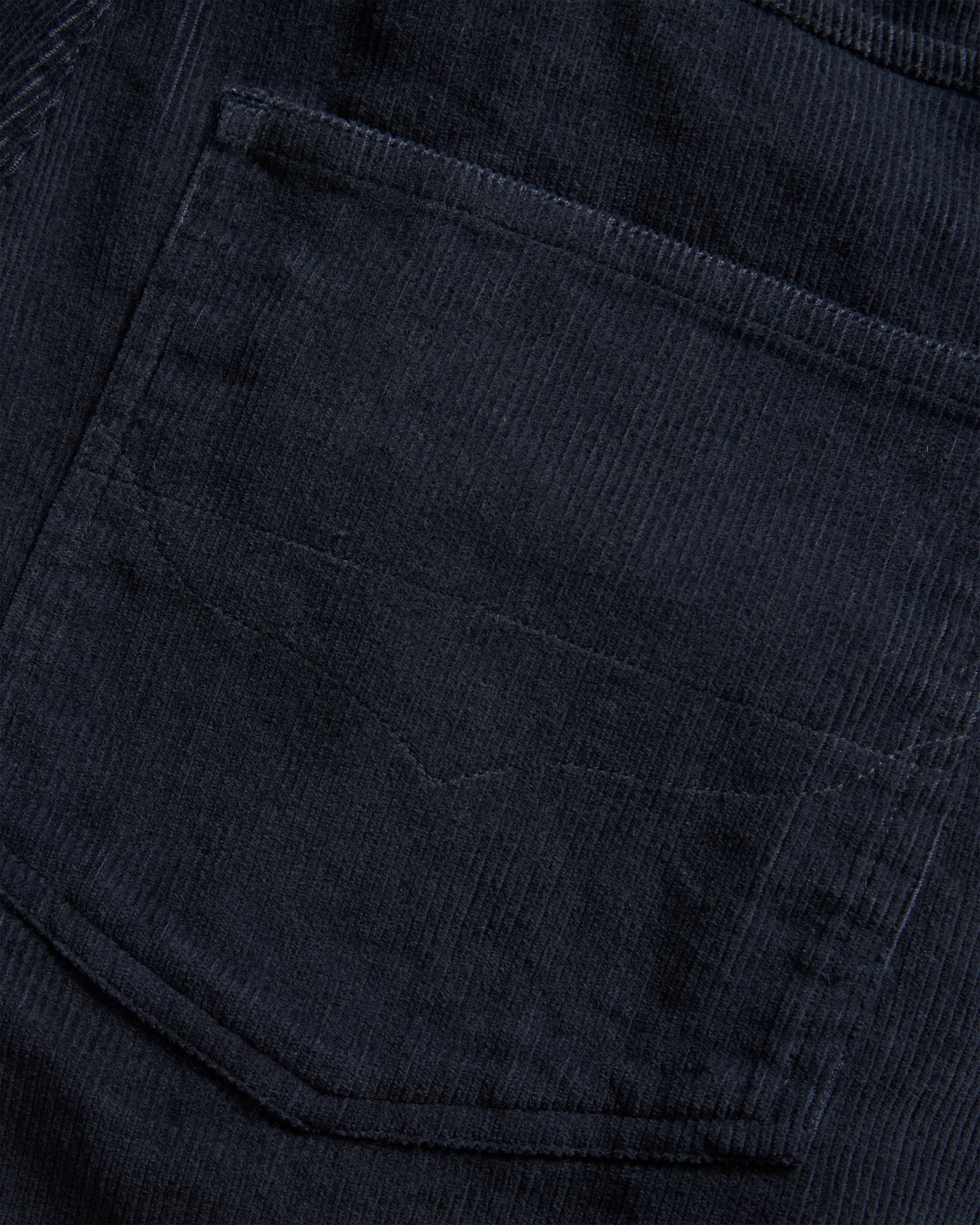 MATTEO FIVE POCKET CORDS - FADED MIDNIGHT NAVY COTTON CORDUROY