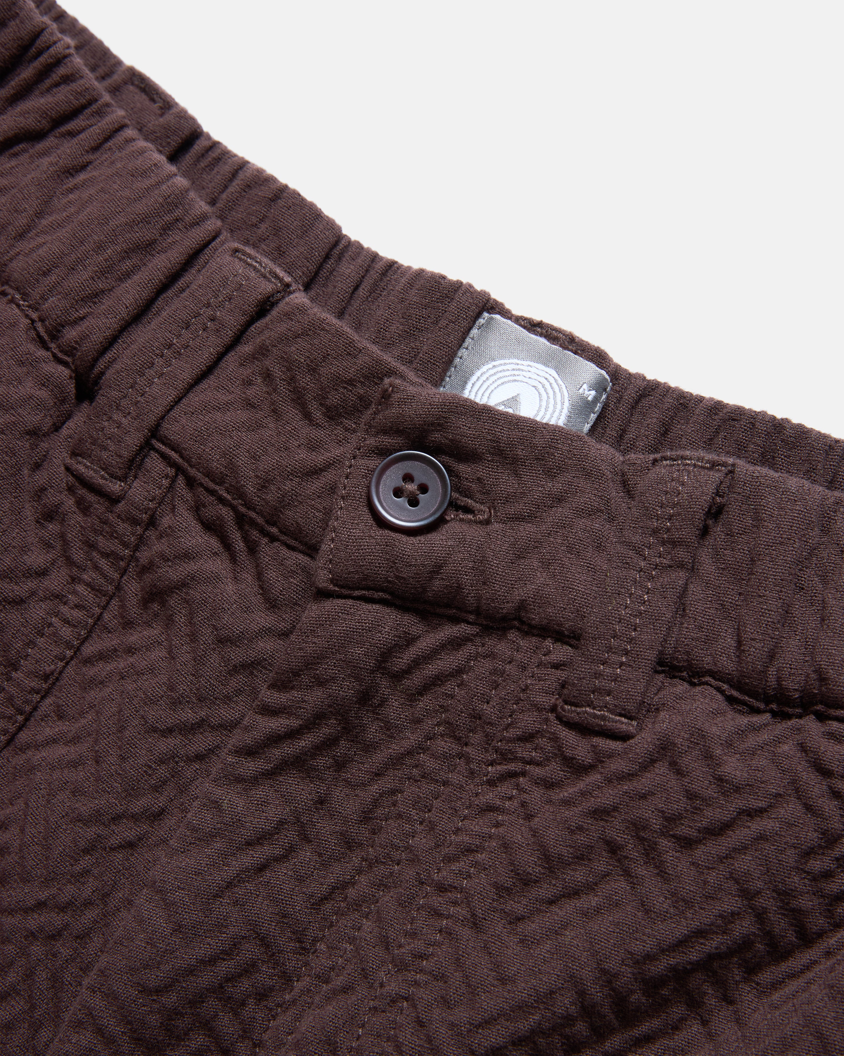 ELGIN CARGO PANT- UMBER DOUBLE WEAVE JACQUARD COTTON