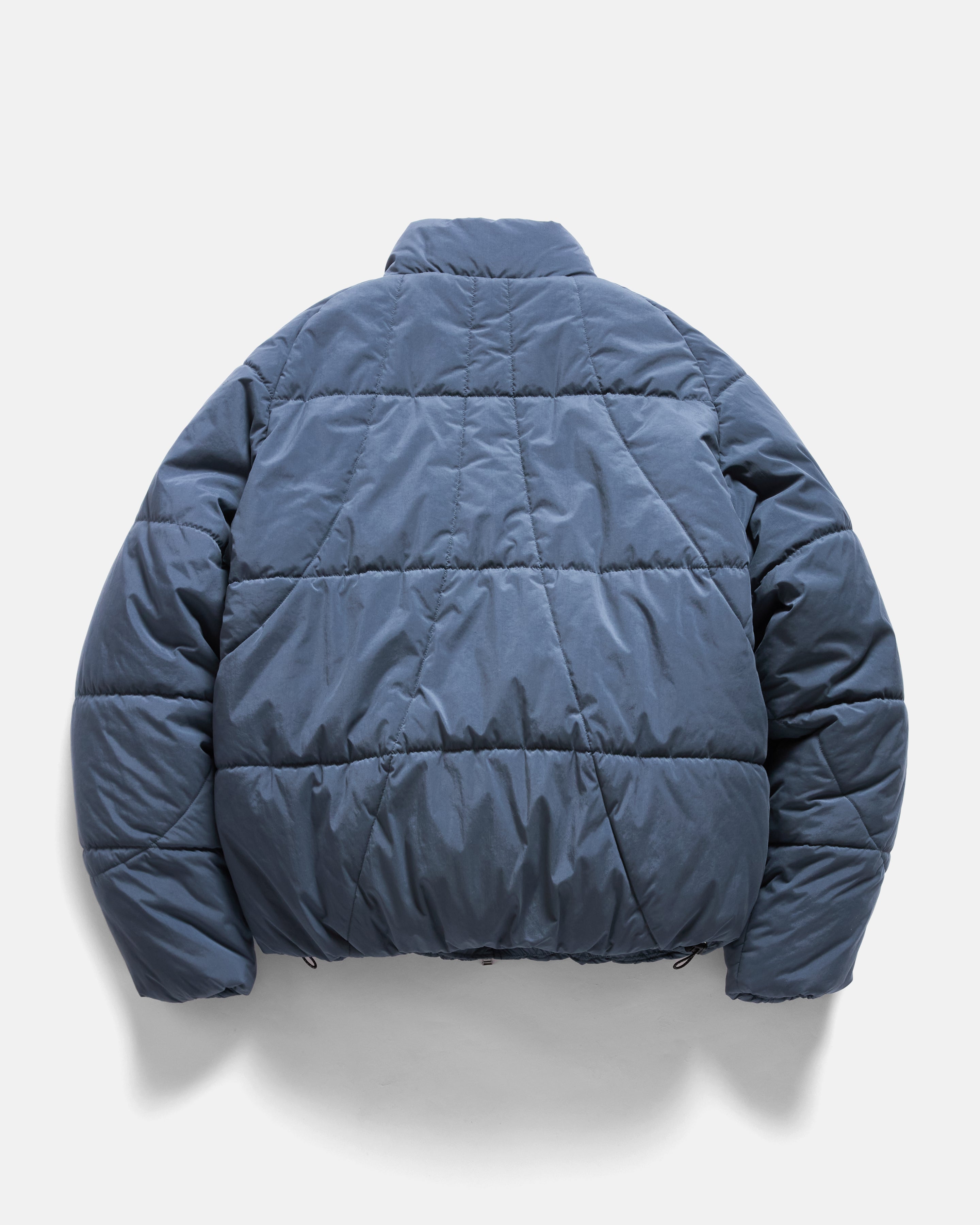 HOLLAND QUILTED JACKET - ELEPHANT BLUE WATER-REPELLENT NYLON