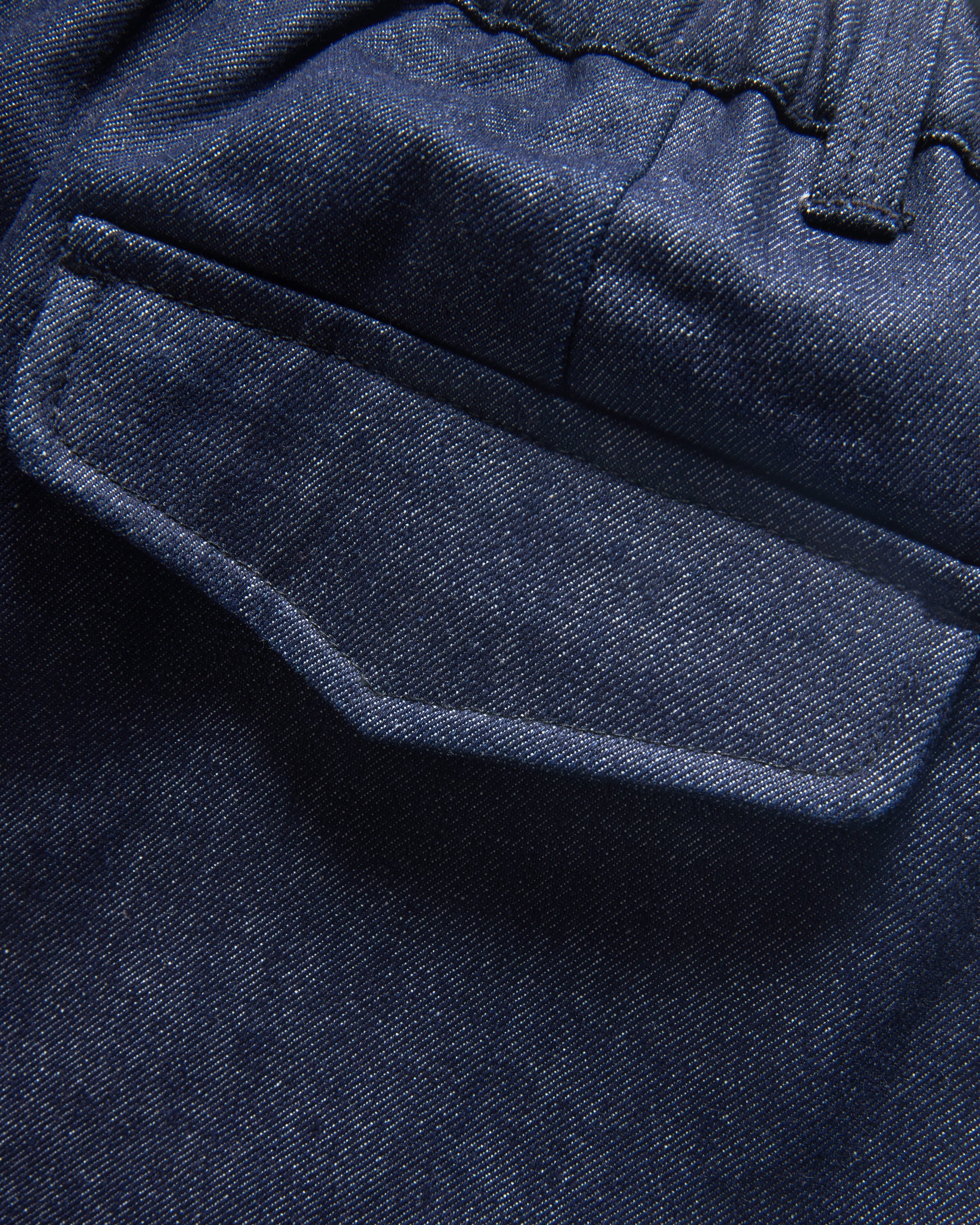 EMERY PLEATED BIG SHORTS - 13 oz. RAW DENIM