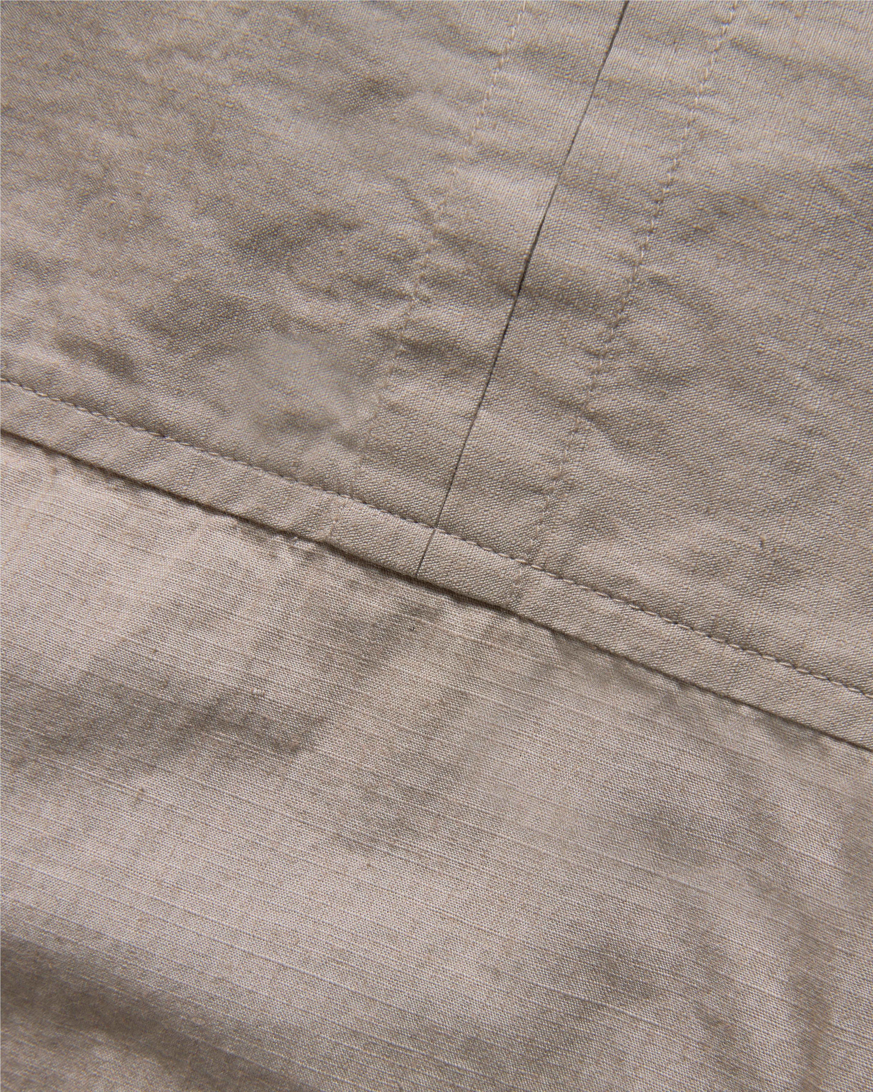 SAM SHIRT JACKET - VINTAGE KHAKI COTTON MICRO RIPSTOP