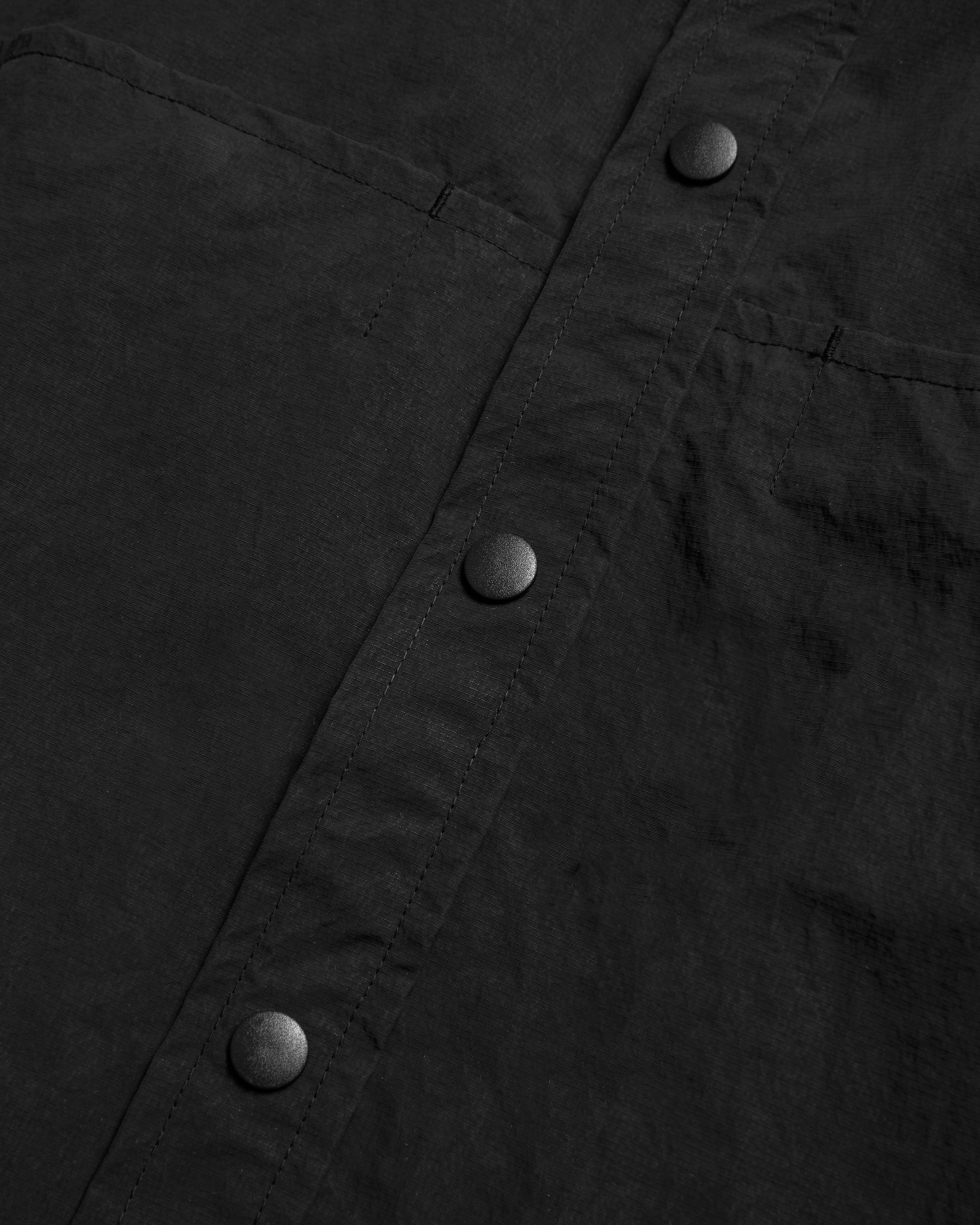 LS EASY WORK SHIRT - BLACK FEATHERWEIGHT MICRO RIPSTOP NYLON