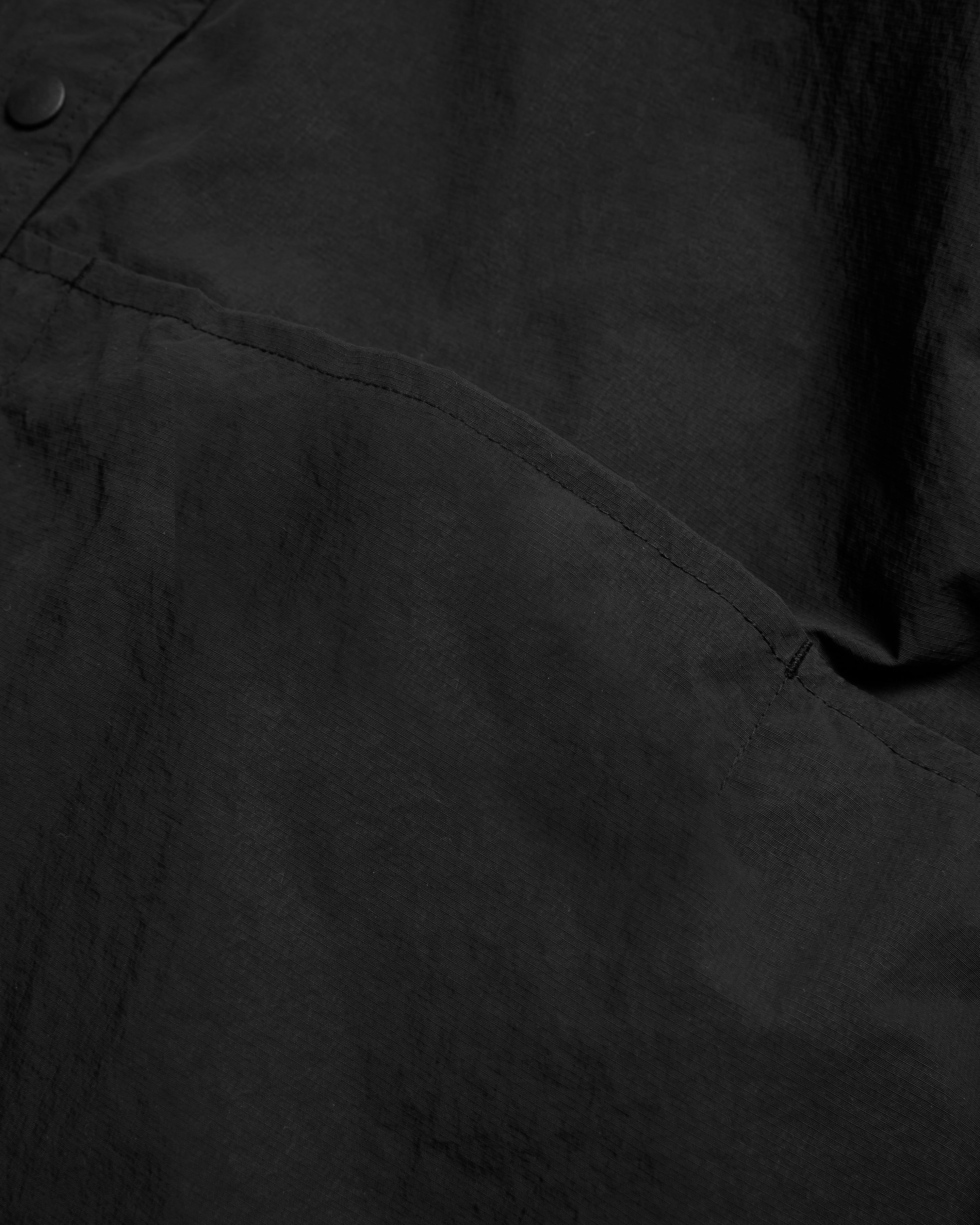 LS EASY WORK SHIRT - BLACK FEATHERWEIGHT MICRO RIPSTOP NYLON