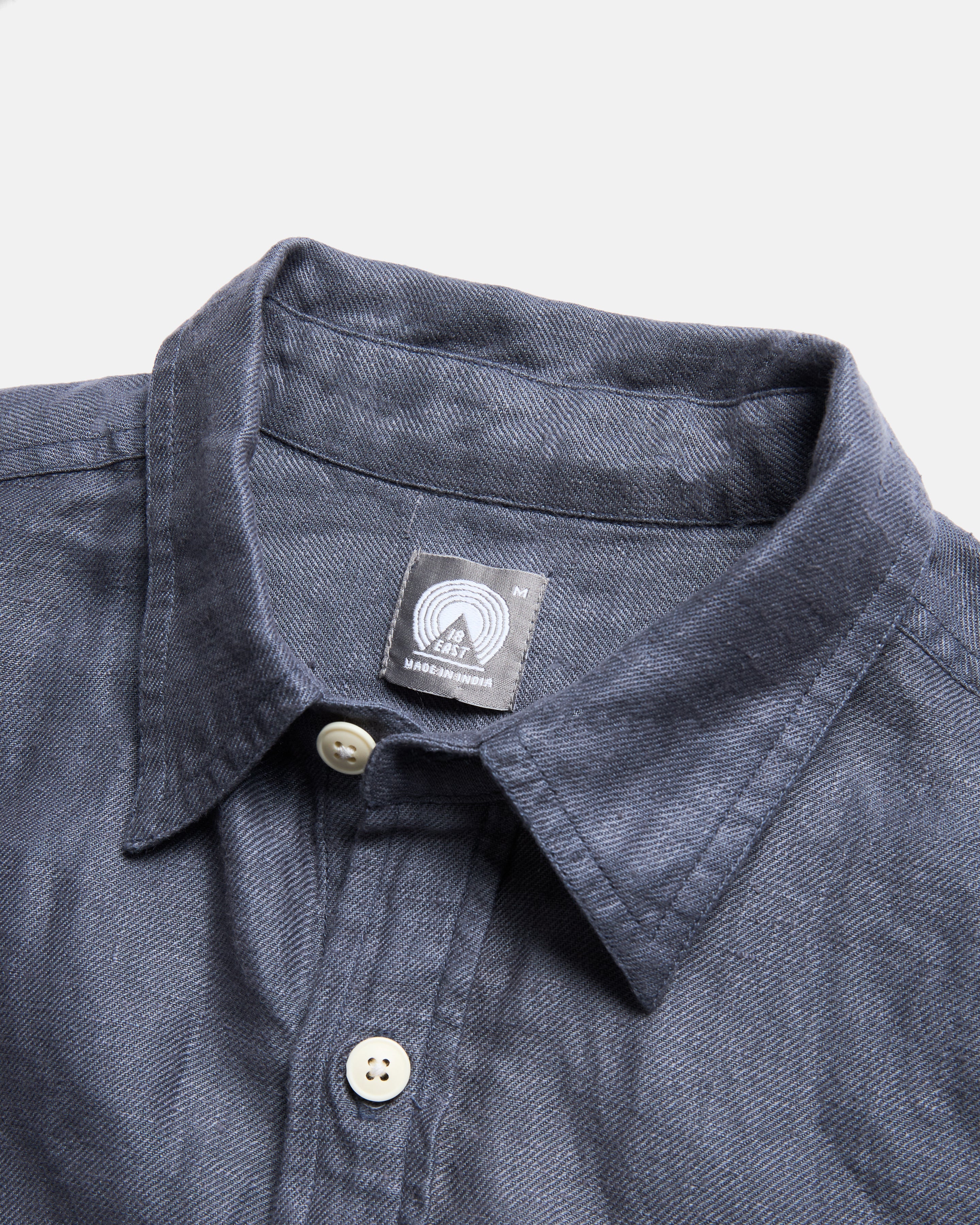 DURETTE UTILITY SHIRT - TURBULENCE SLATE LINEN TWILL