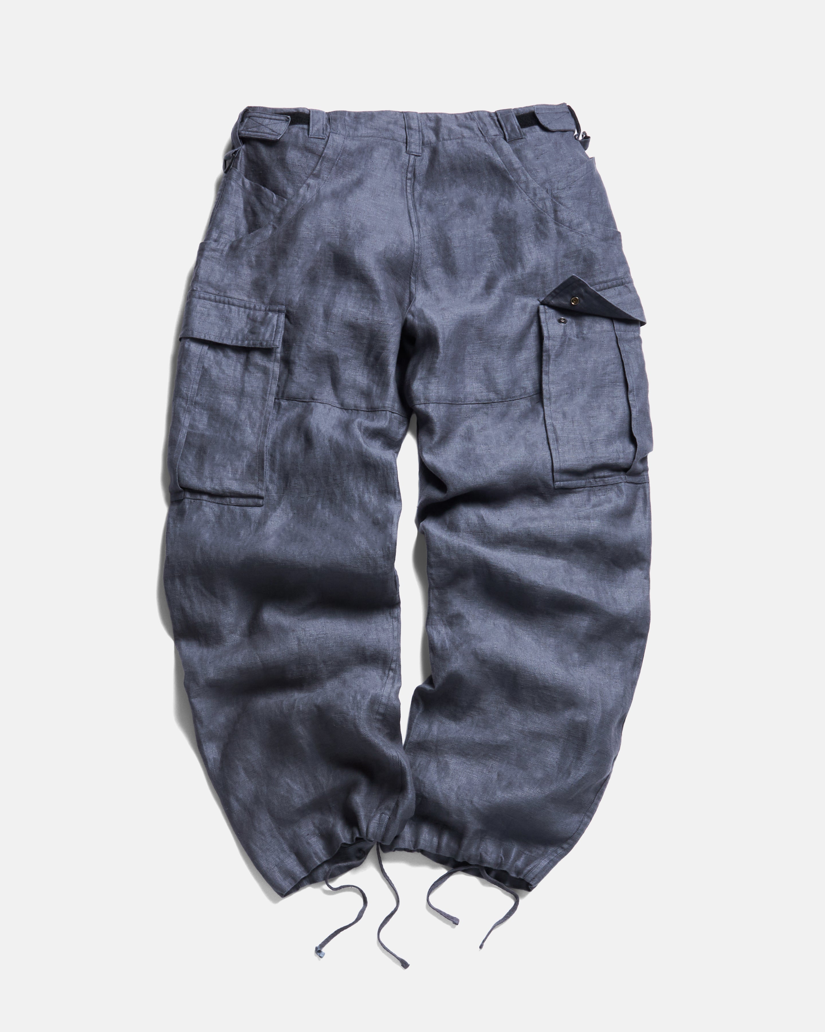 TAC UTILITY CARGO PANT - TURBULENCE SLATE LINEN TWILL