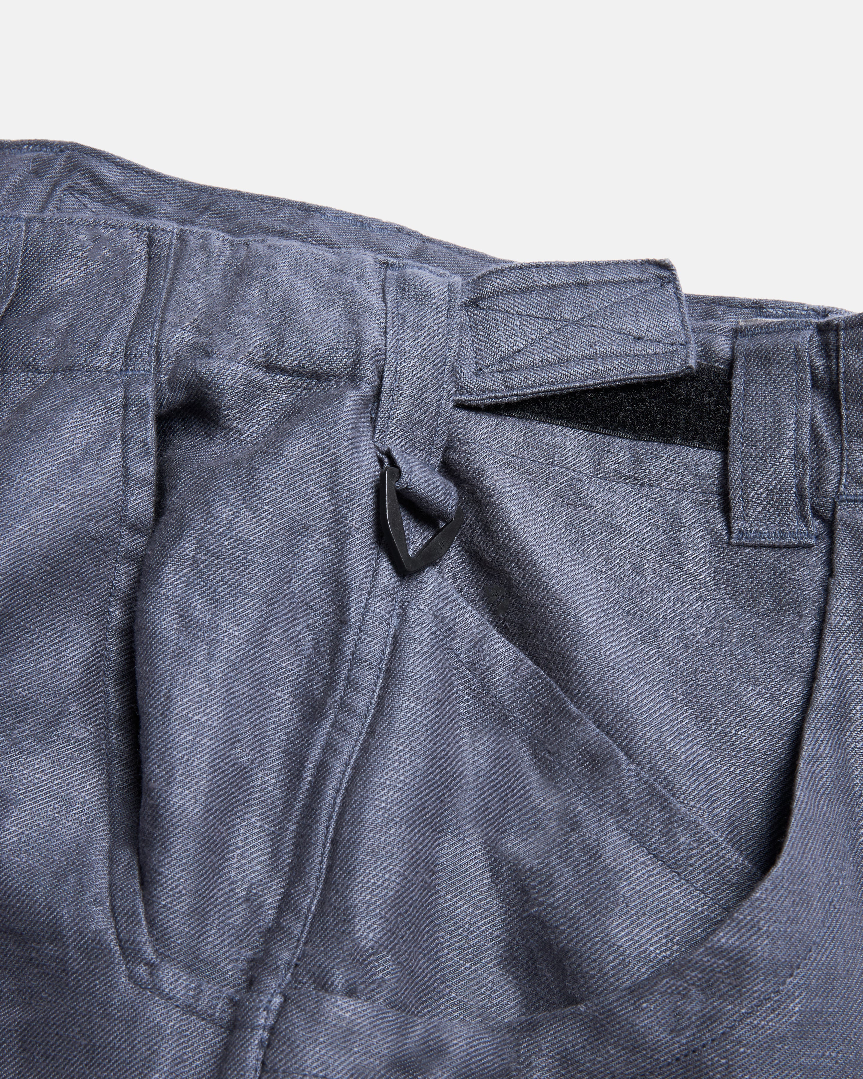 TAC UTILITY CARGO PANT - TURBULENCE SLATE LINEN TWILL