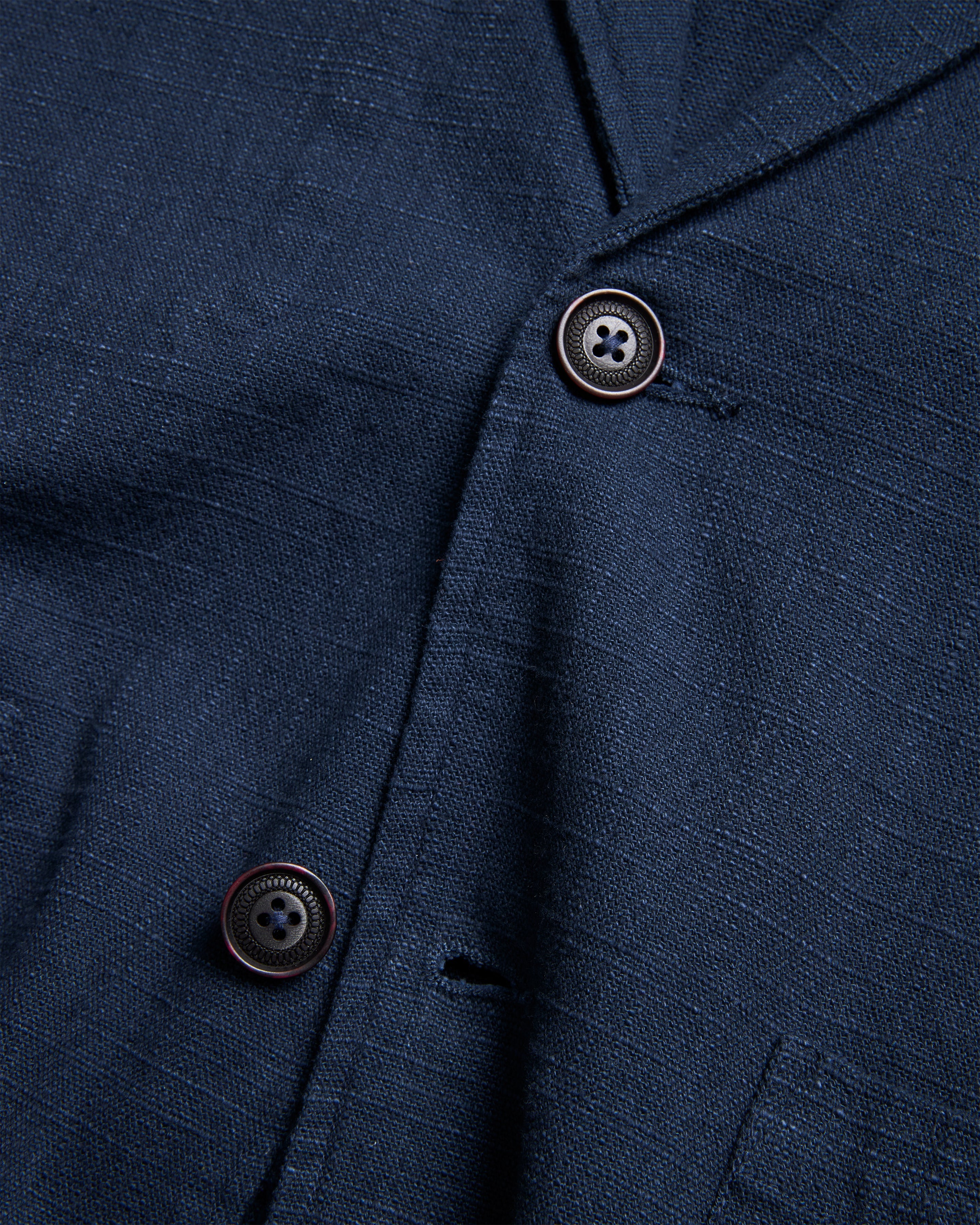 ASHEVILLE OVERSIZED BLAZER - WASHED NAVY COTTON THICK & THIN