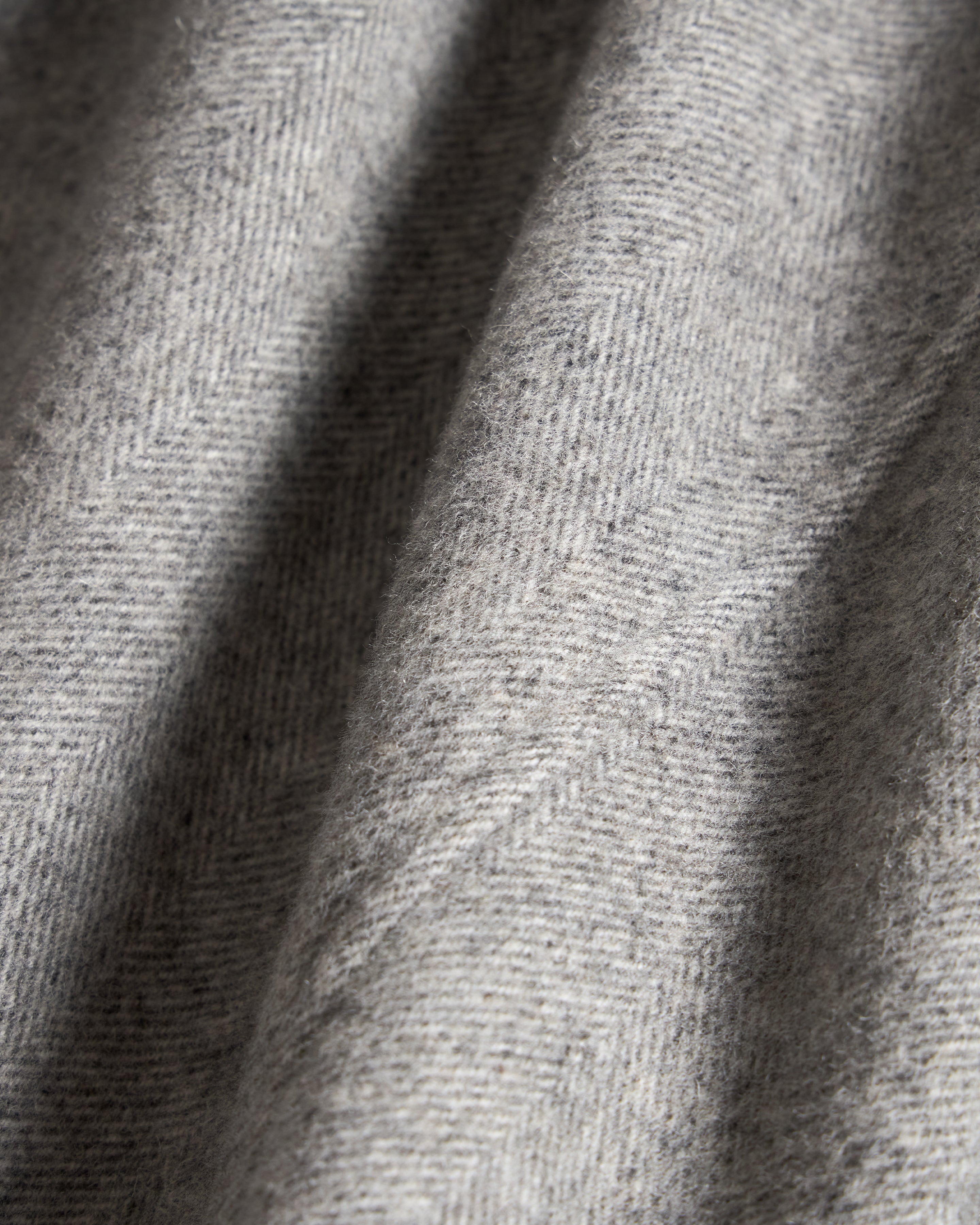 PREORDER: BELTED BRIDGE COAT - BRUSHED WOOLEN HERRINGBONE
