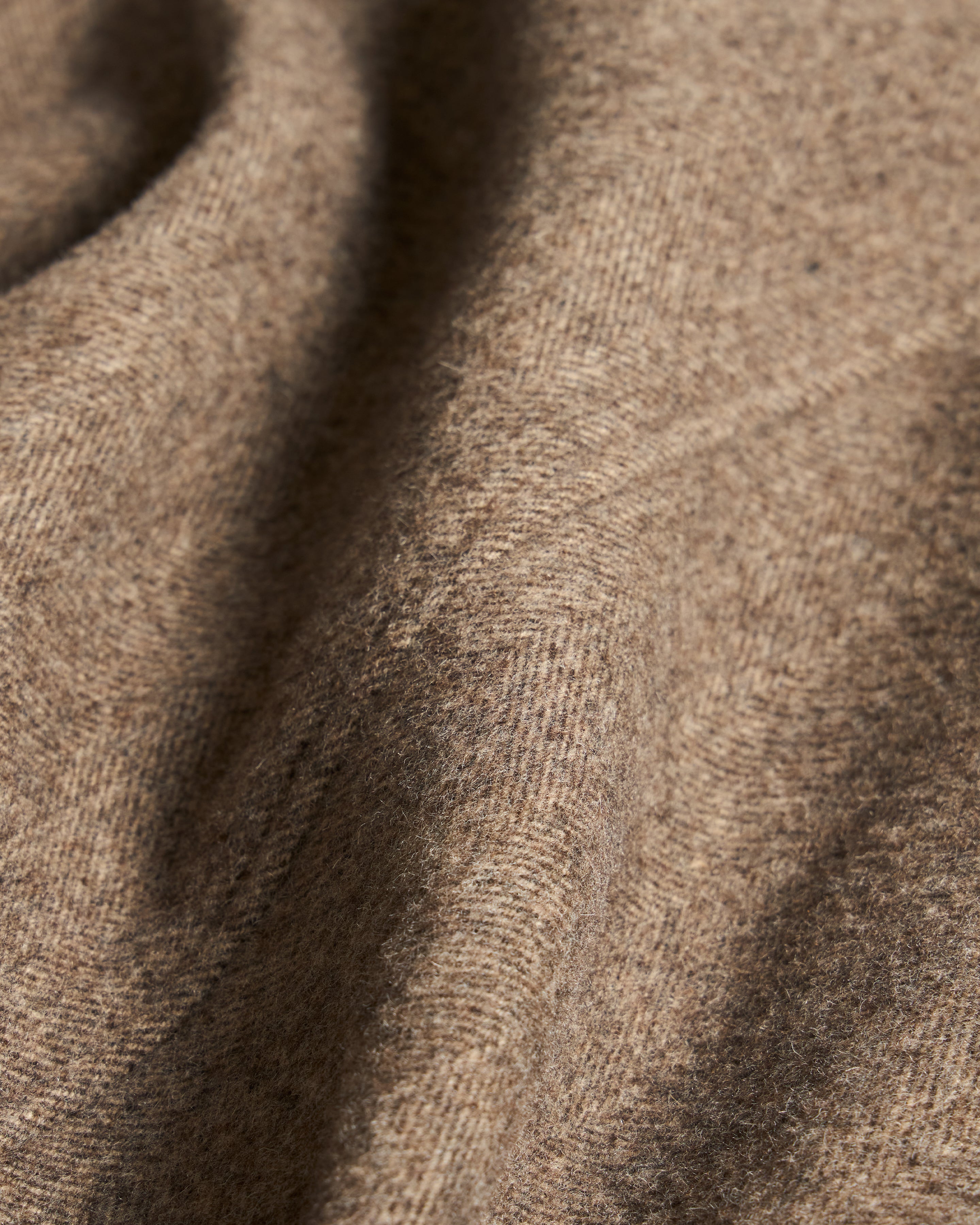PREORDER: BELTED BRIDGE COAT - BRUSHED WOOLEN HERRINGBONE