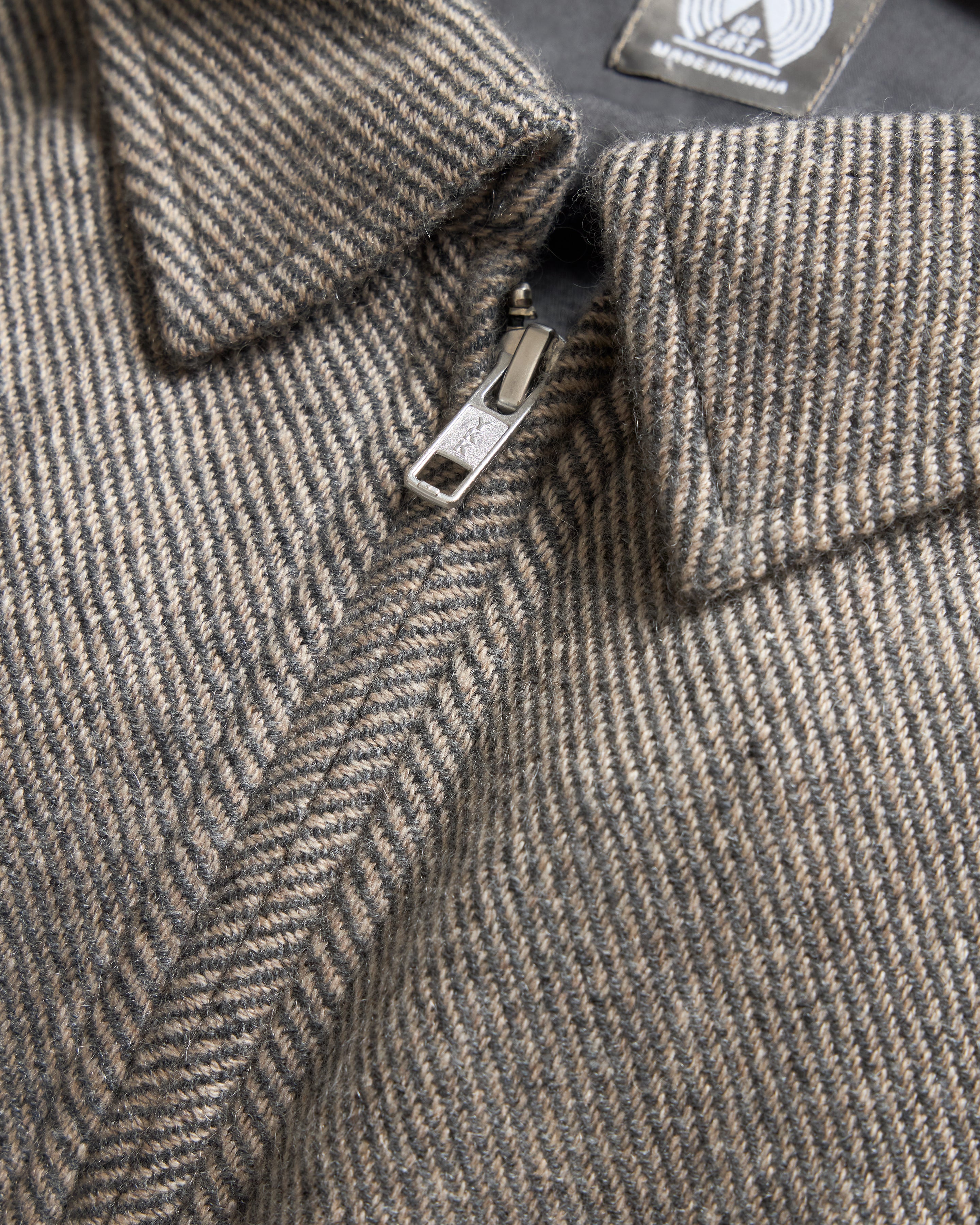 ALE FULL-ZIP BLOUSON - TUSSAR CASHMERE TWILL – 18 East