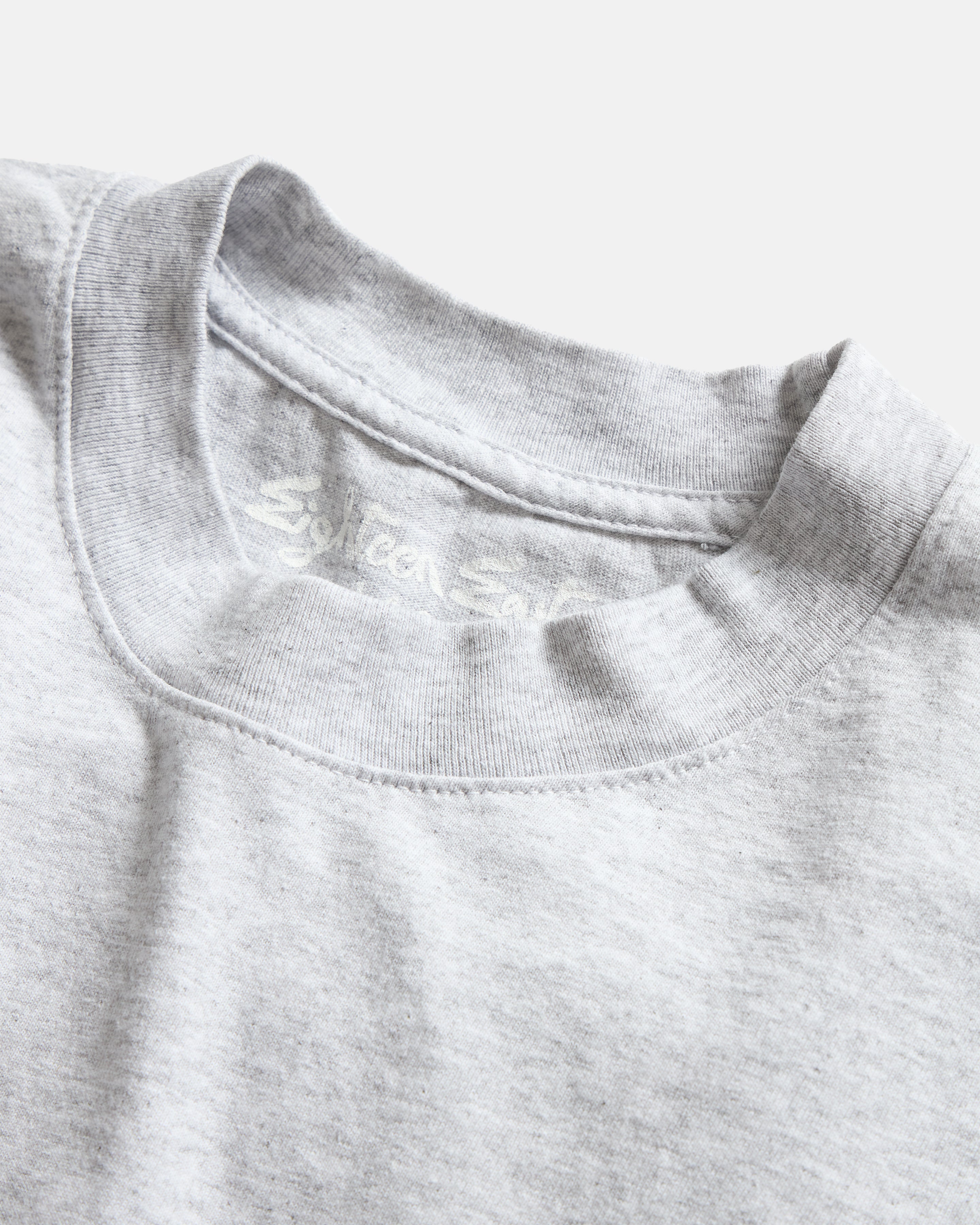 ARCHITECTS S/S TEE - ASH HEATHER / WHITE 6.5 oz. AMERICAN COTTON JERSEY