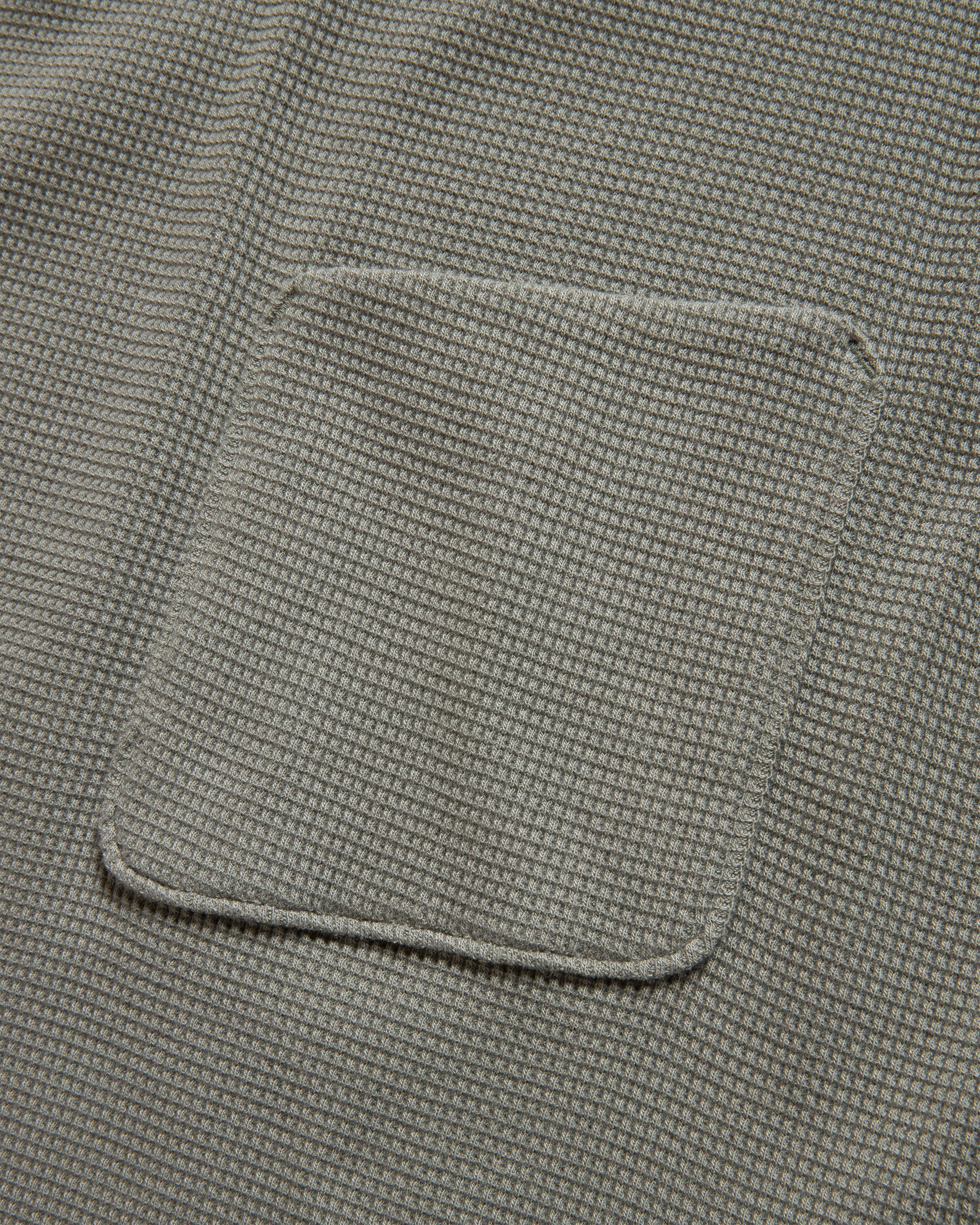 HIROCK LTE HALF SLEEVE CREWNECK - FADED DRAB TECH COTTON LIGHTWEIGHT THERMAL