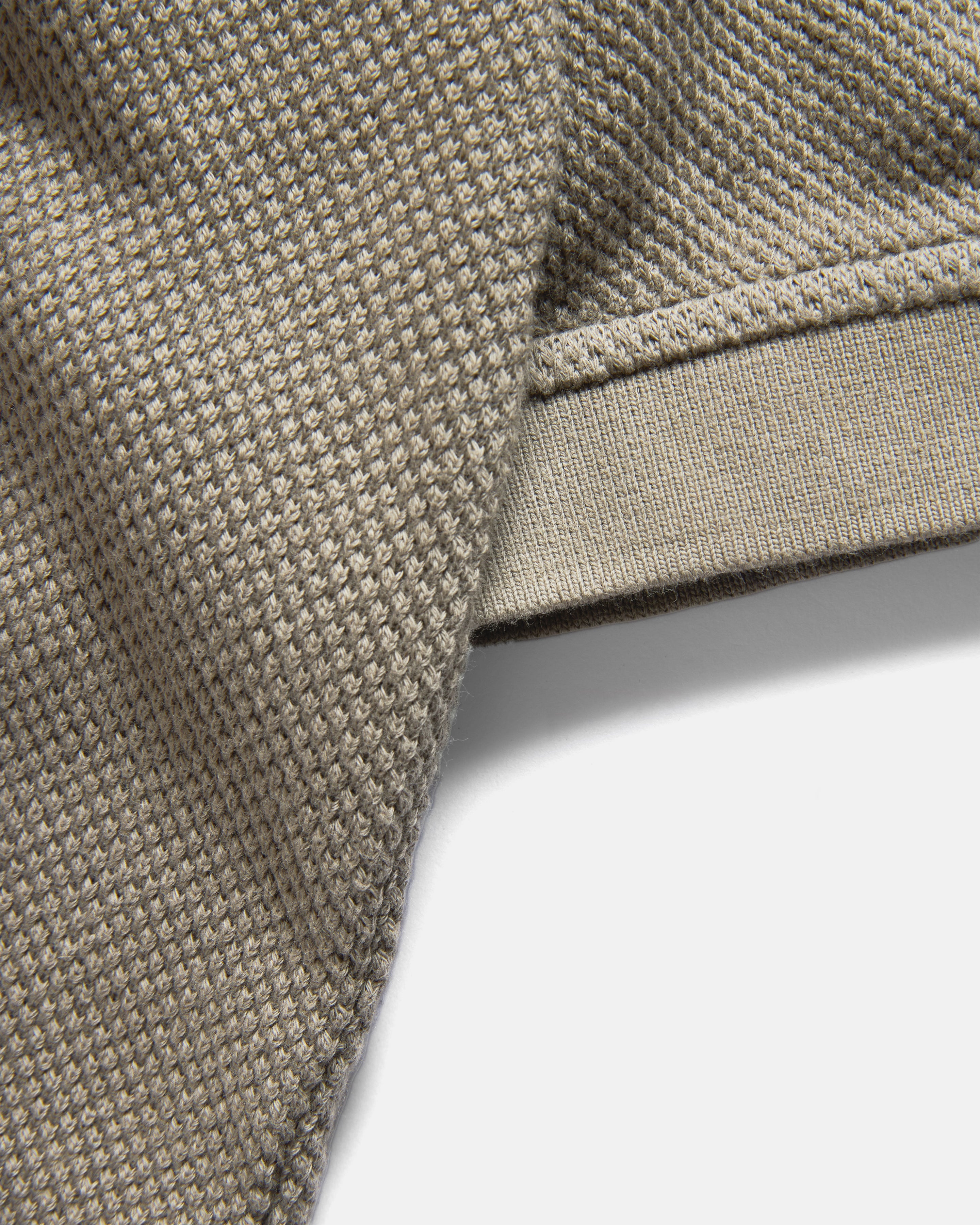 COTTAGE SS GIANT POLO - AGED SAGE COTTON PIQUE