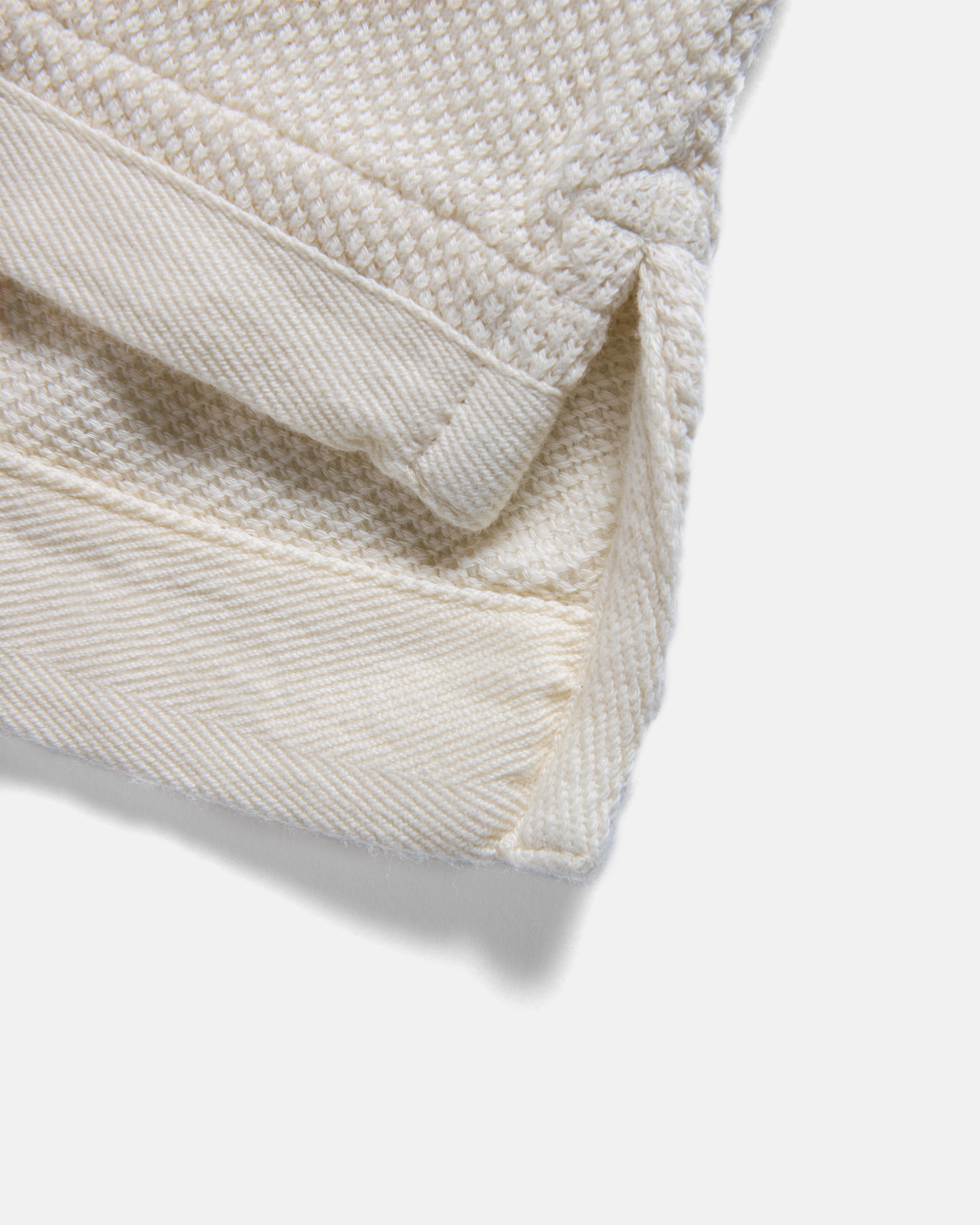 COTTAGE SS GIANT POLO - WHITE COTTON PIQUE