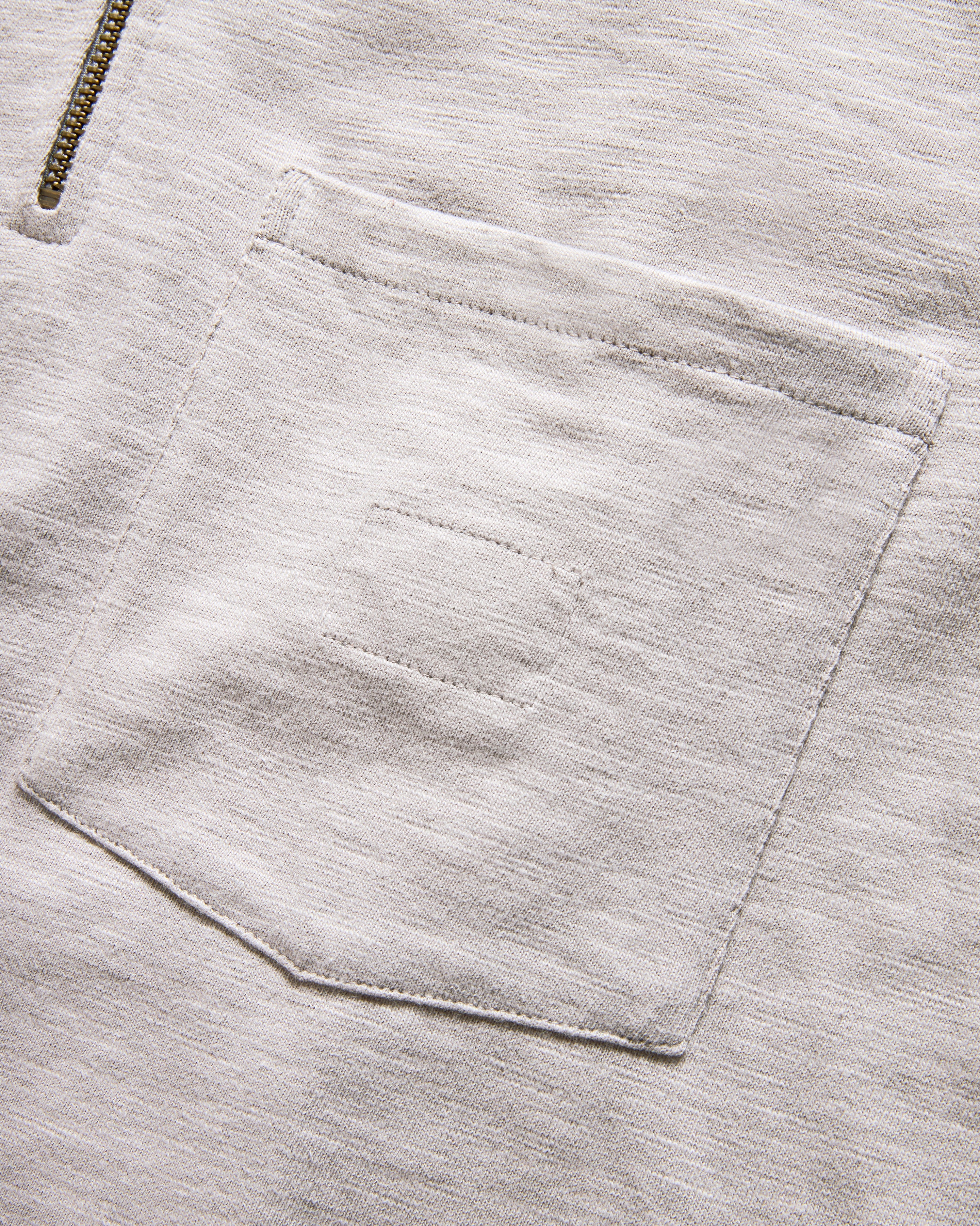 SS HOLLOW POLO - WALNUT 9.2 oz SLUB COTTON JERSEY