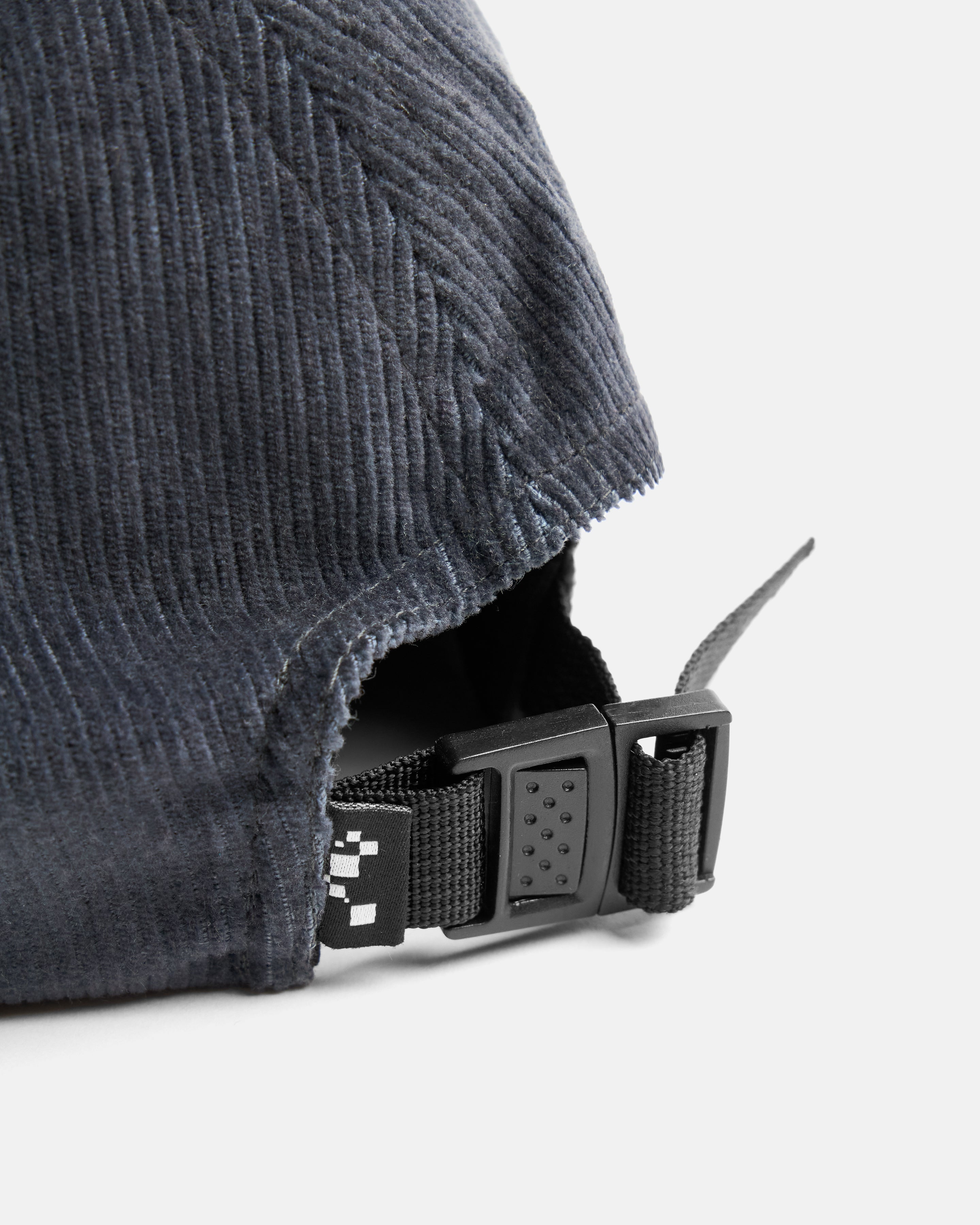 STOWE DECONSTRUCTED FIVE PANEL HAT -FADED MIDNIGHT NAVY COTTON CORDUROY