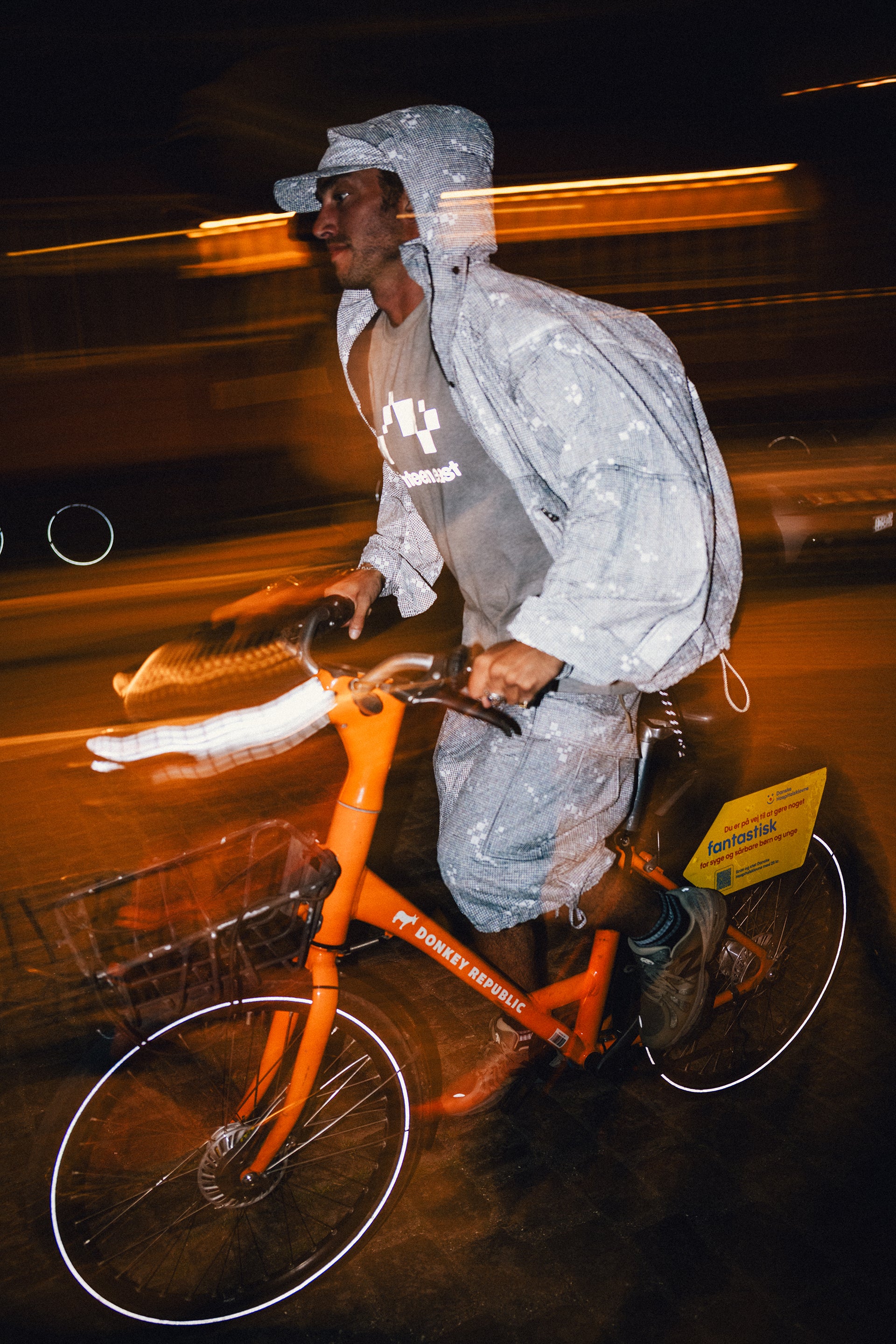 TAC CARGO SHORT - NAVY / 3M REFLECTIVE SILVER HAND SCREENED NYLON