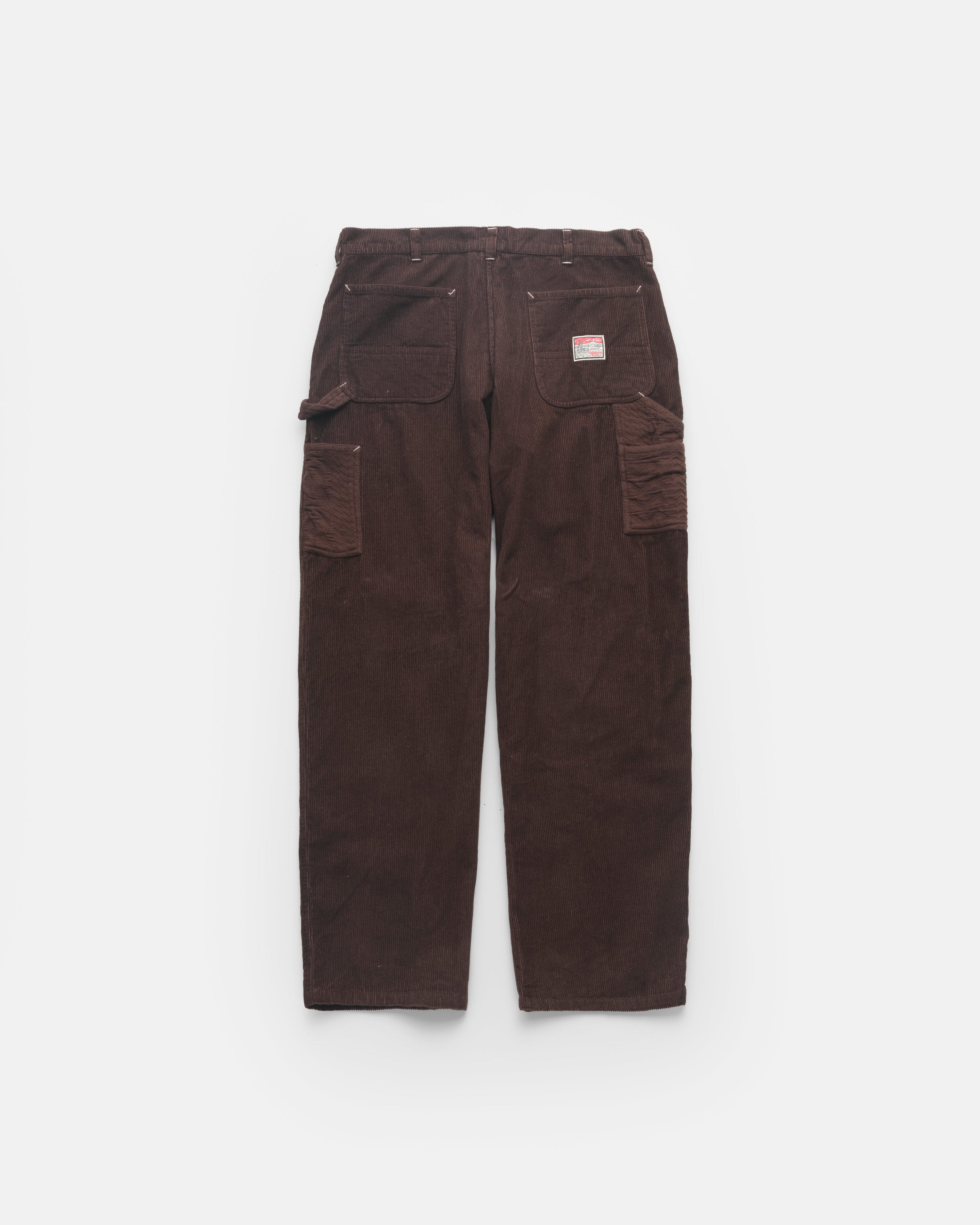 CELLO CARPENTER PANT - BROWN COTTON CORDUROY
