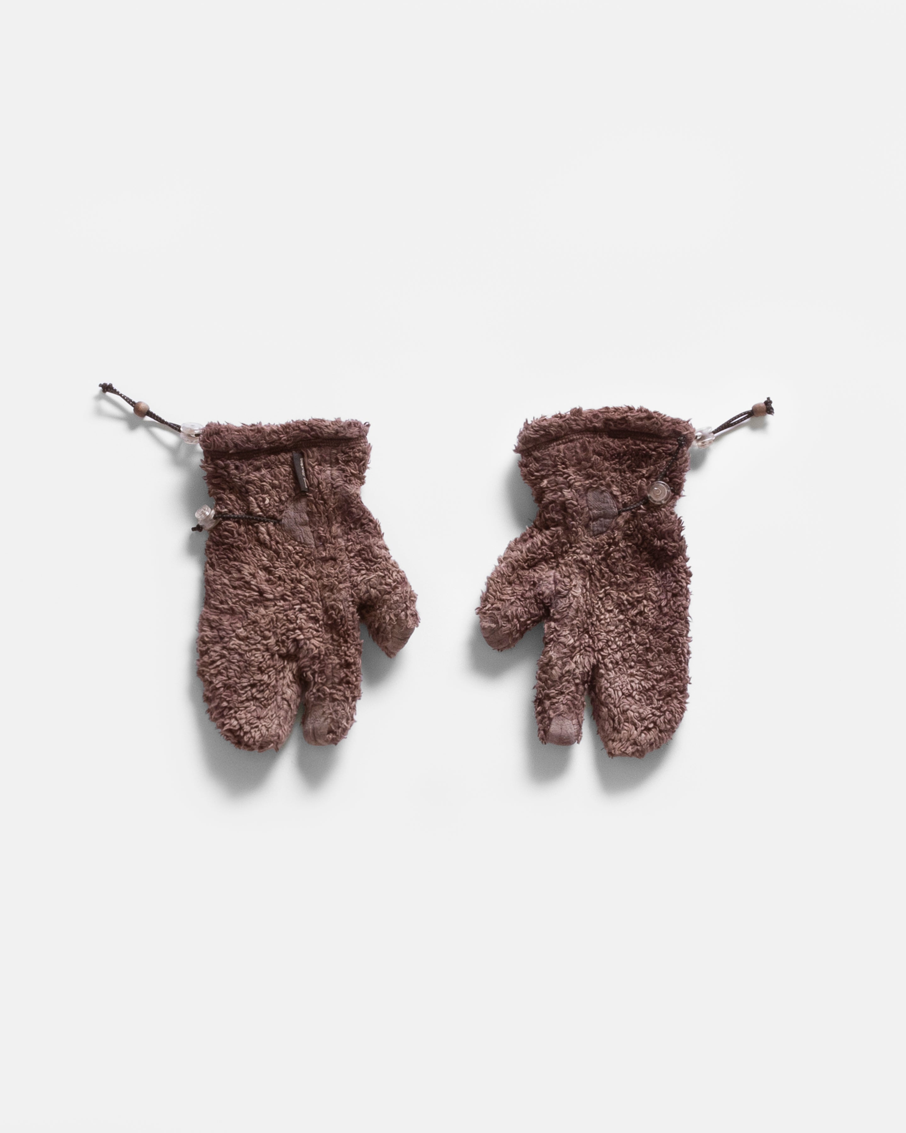 18EAST + Earth\Studies ESCEP LOBSTER GLOVES - TERRA DABU DYED ORGANIC COTTON FLEECE