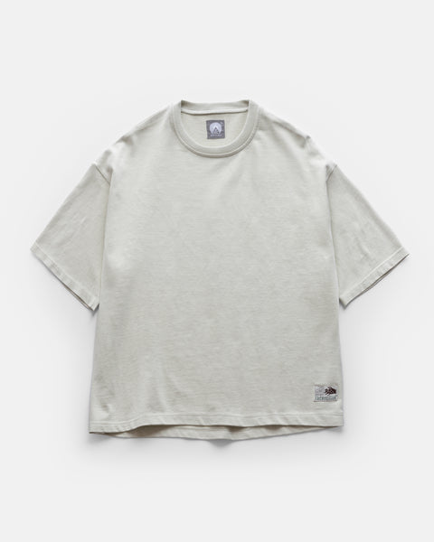 GRAHAME BIG TEE - BARELY LICHEN HEAVYWEIGHT COTTON JERSEY – 18 East