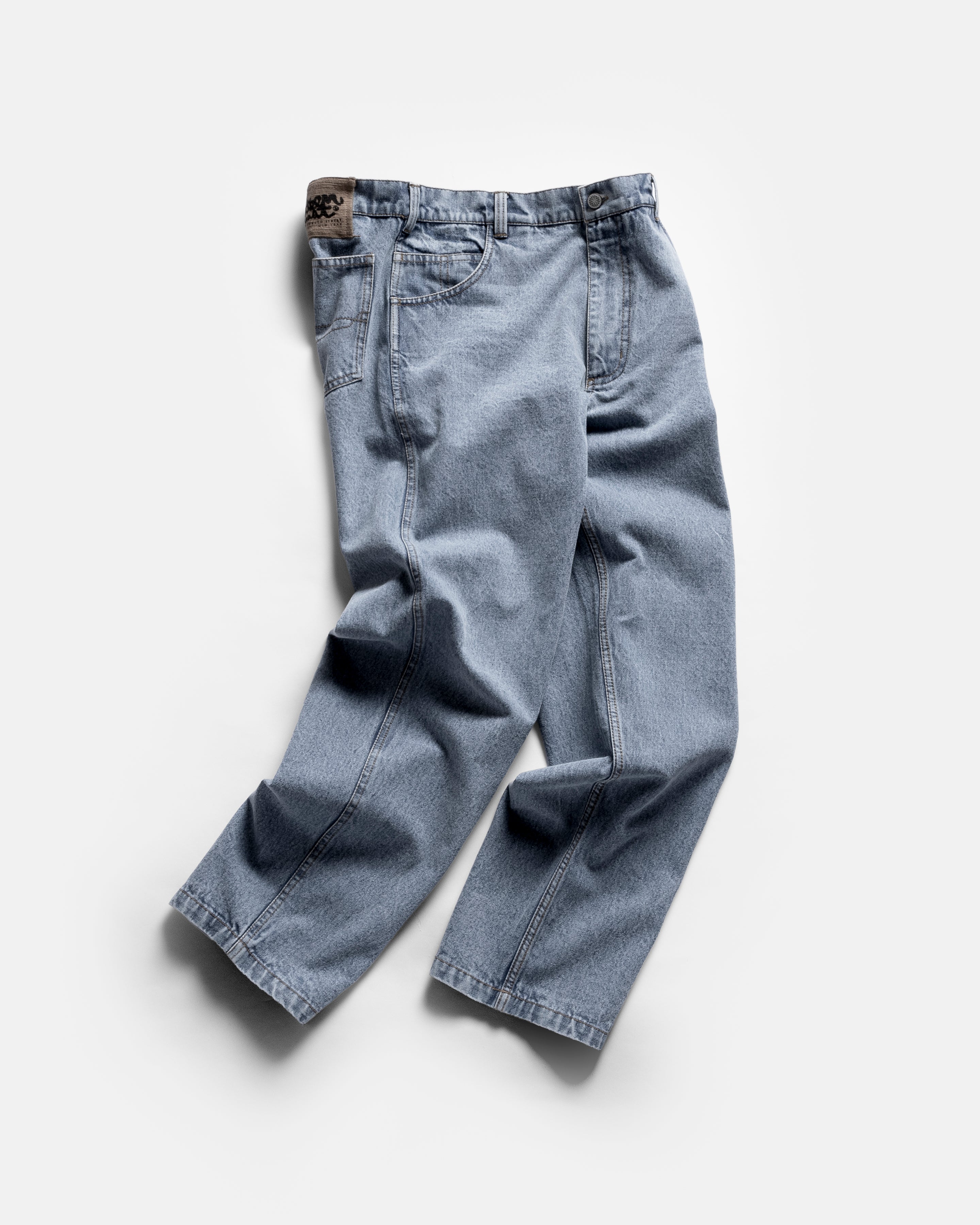 TENNER FIVE POCKET JEANS - 13 oz. WASHED DENIM