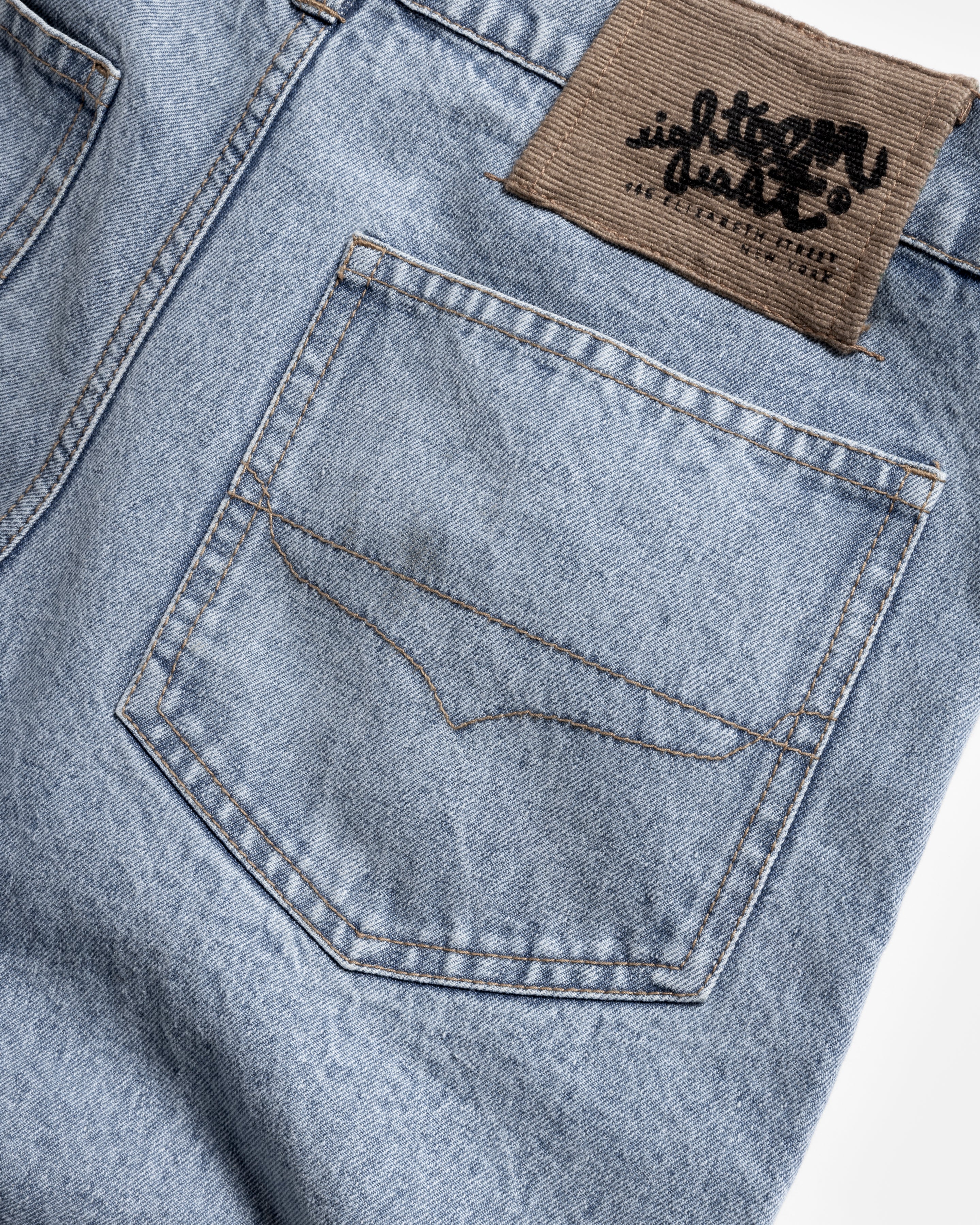 TENNER FIVE POCKET JEANS - 13 oz. WASHED DENIM