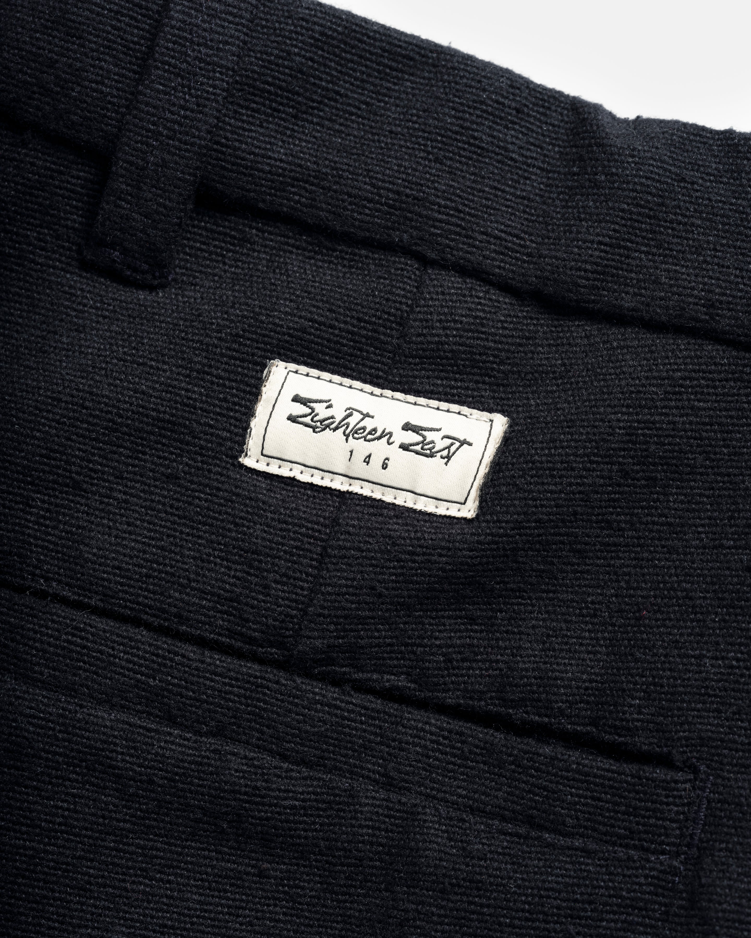 JIAN SINGLE PLEAT PANT - BLAVY HANDSPUN COTTON CANVAS – 18 East