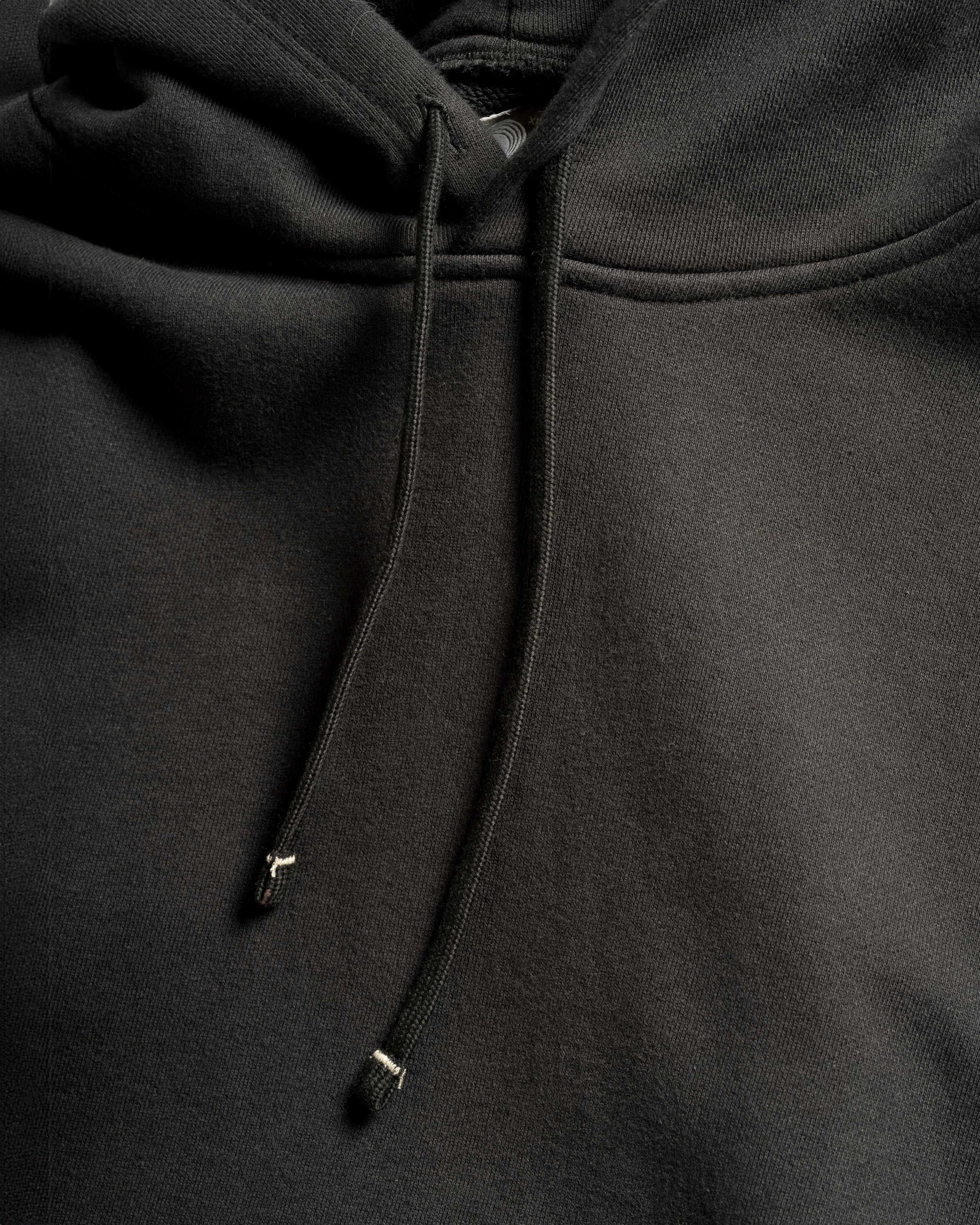 LUGO HOODED SWEATSHIRT - BLACK 19oz. ALL COTTON LOOPBACK TERRY FLEECE