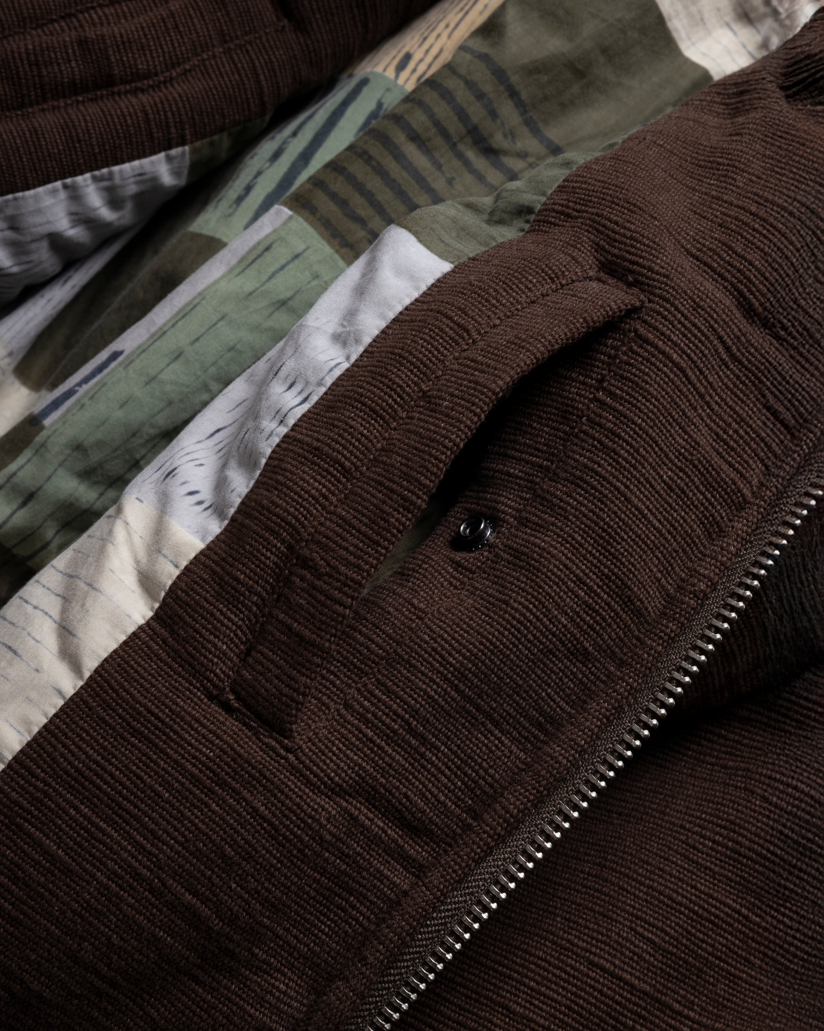 HANDWOVEN FLIGHT JACKET - CACAO KHADI COTTON DUCK