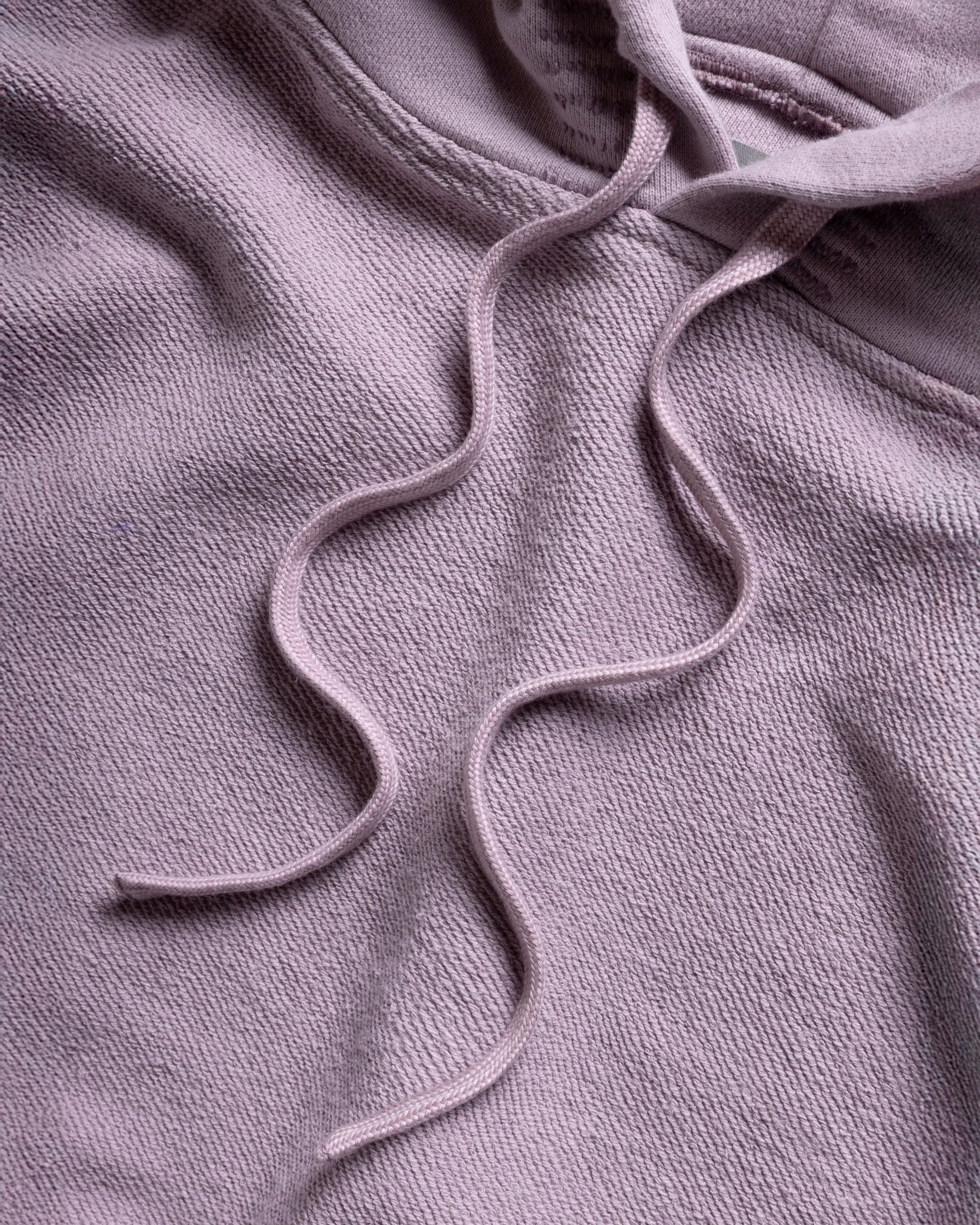 EASTAC HOODED SWEATSHIRT - SUNFADED MAUVE 19oz. ALL COTTON LOOPBACK TERRY FLEECE