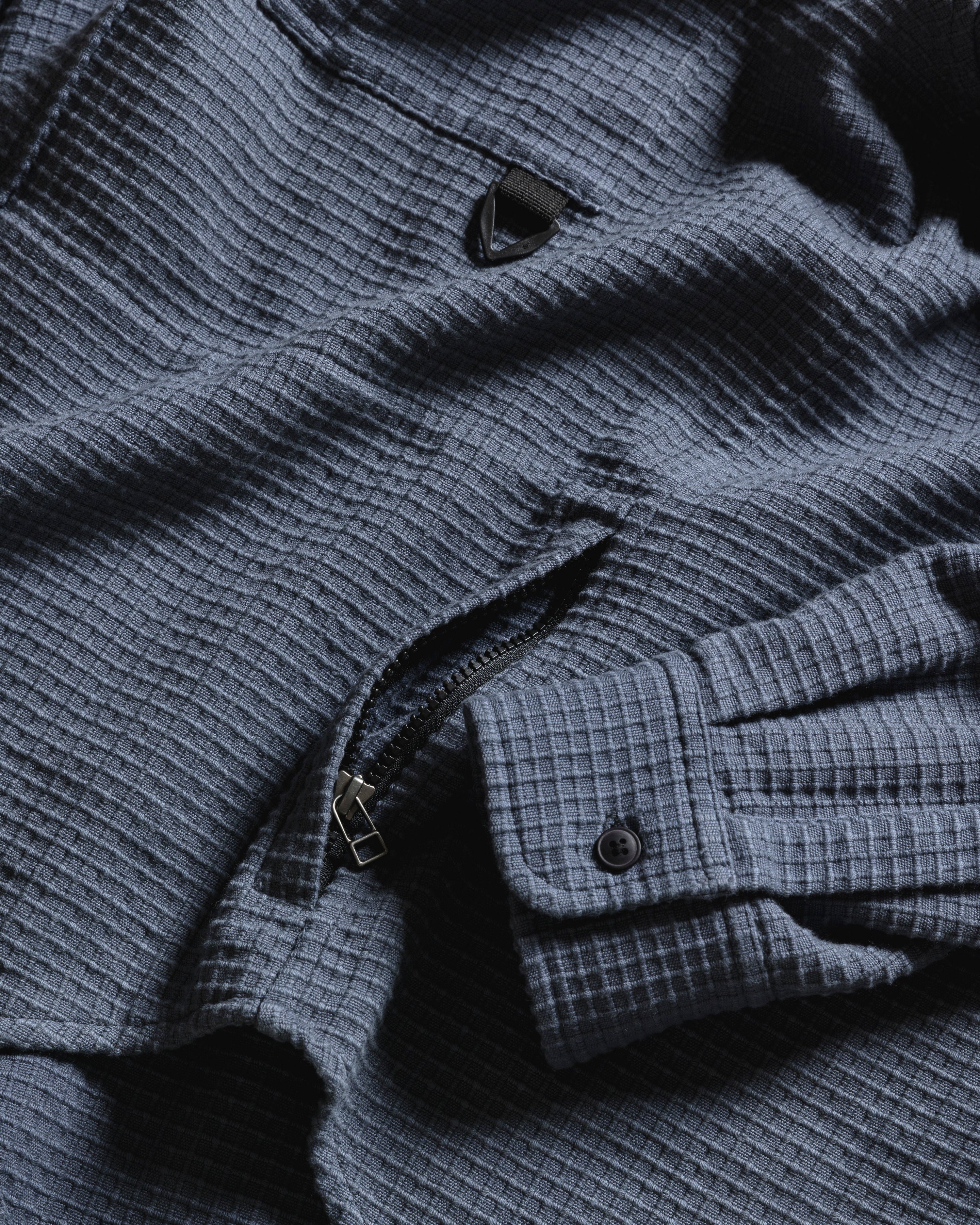 TIZI MOUNTAIN SHIRT - TURBULENCE BLUE EXPLODED RIPSTOP COTTON – 18