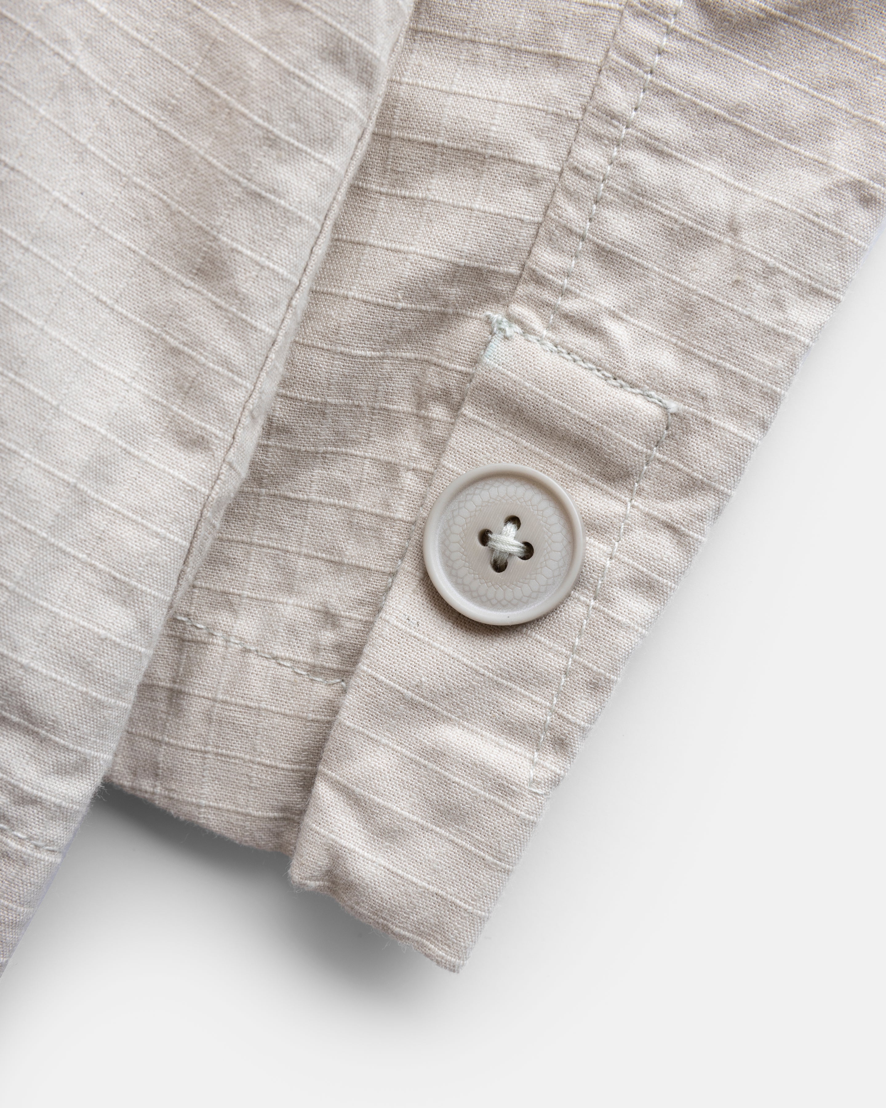 BRERA SINGLE BREASTED BLAZER - STONE COTTON RIPSTOP