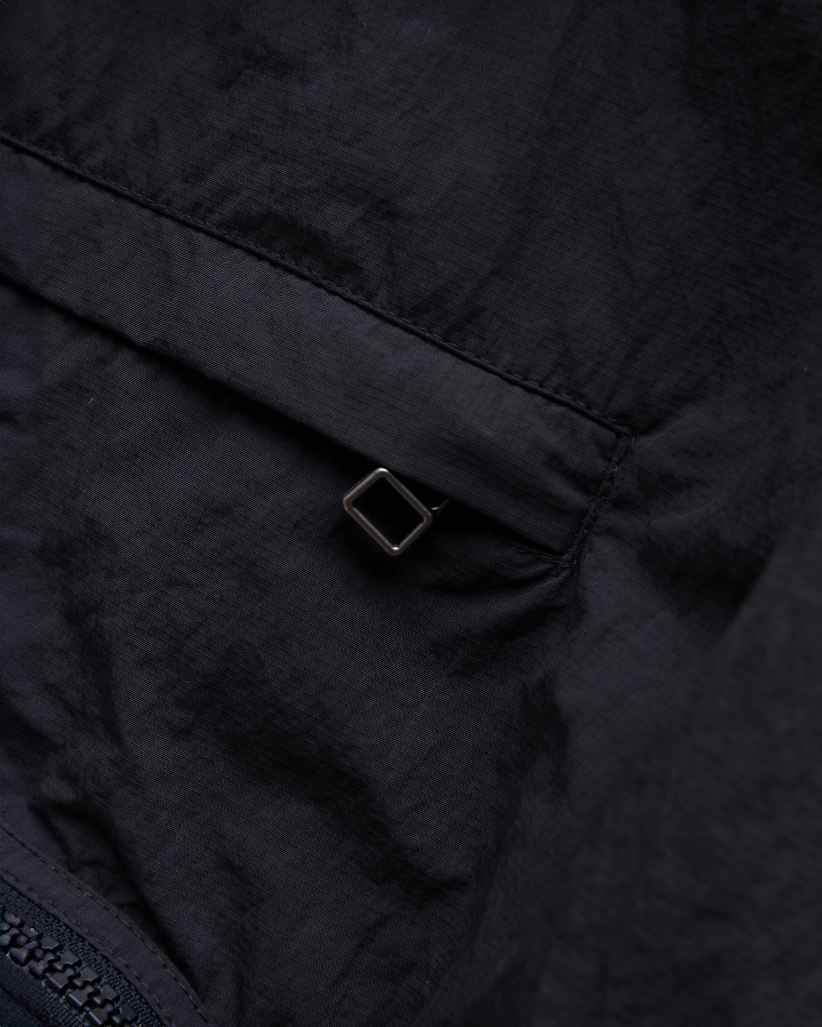 BANKS UTILITY JACKET -  BLACK FEATHERWEIGHT MICRO RIPSTOP NYLON