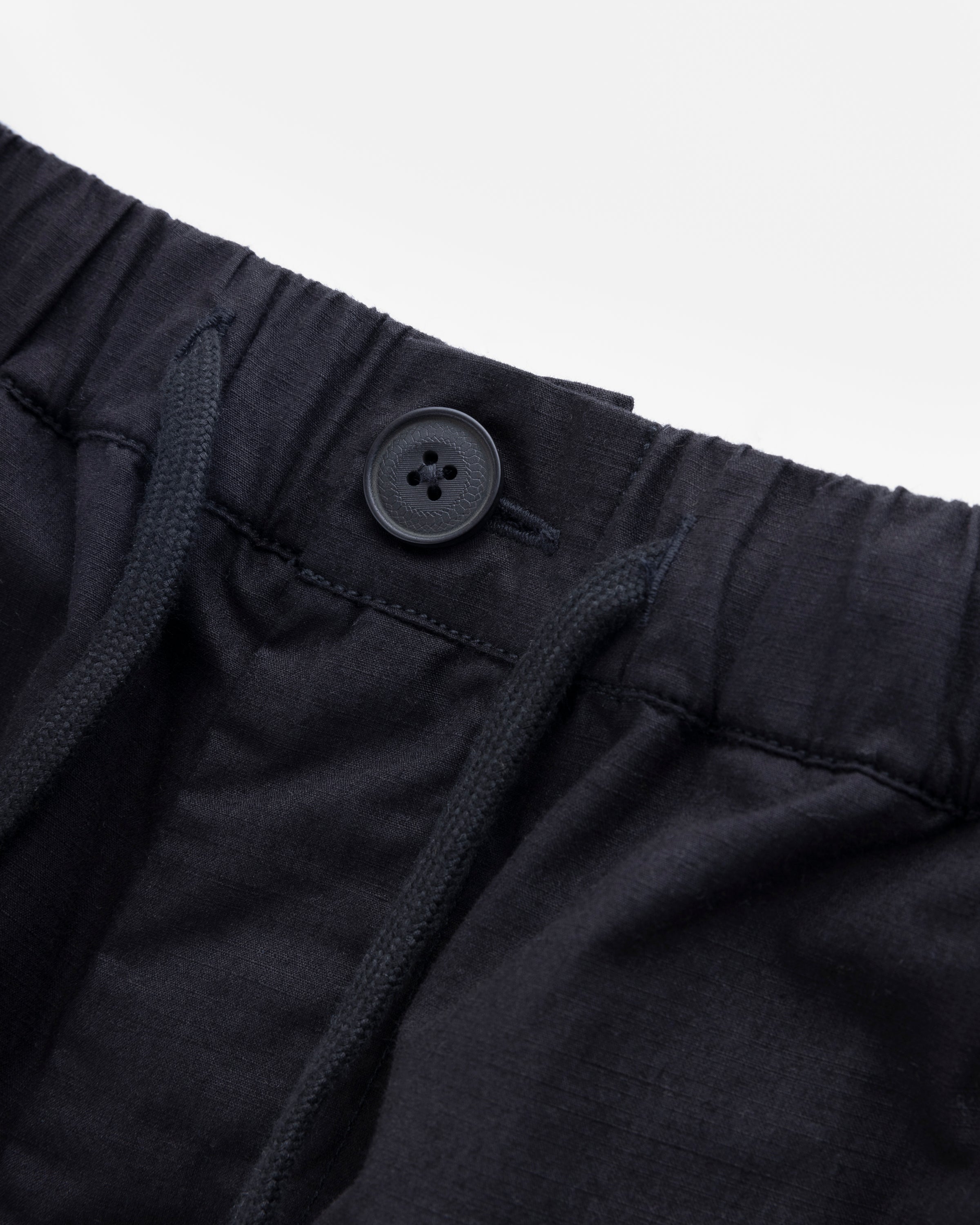 KADEN BALLOON PANT - BLACK COTTON MICRO RIPSTOP