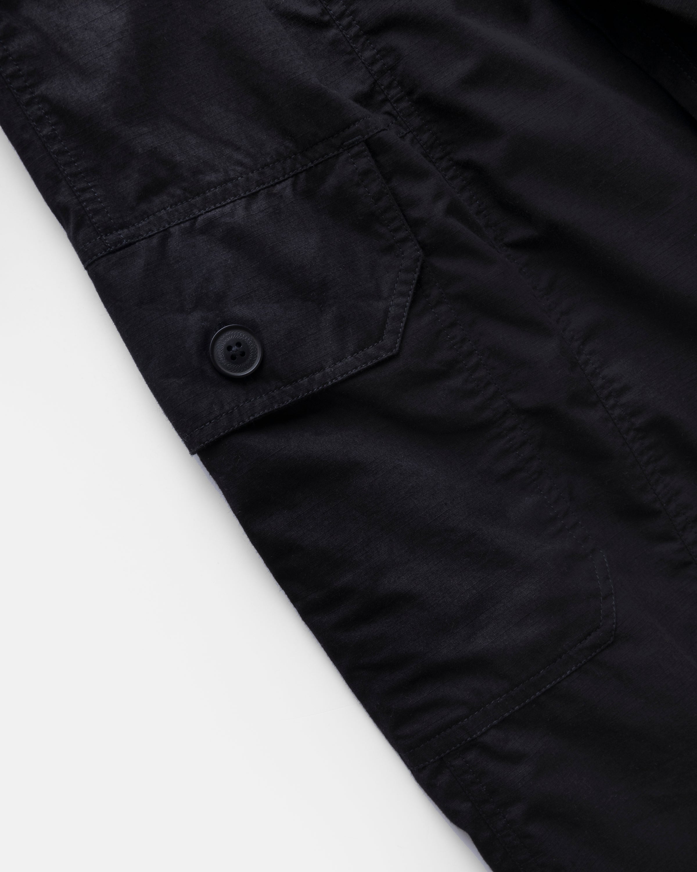 KADEN BALLOON PANT - BLACK COTTON MICRO RIPSTOP
