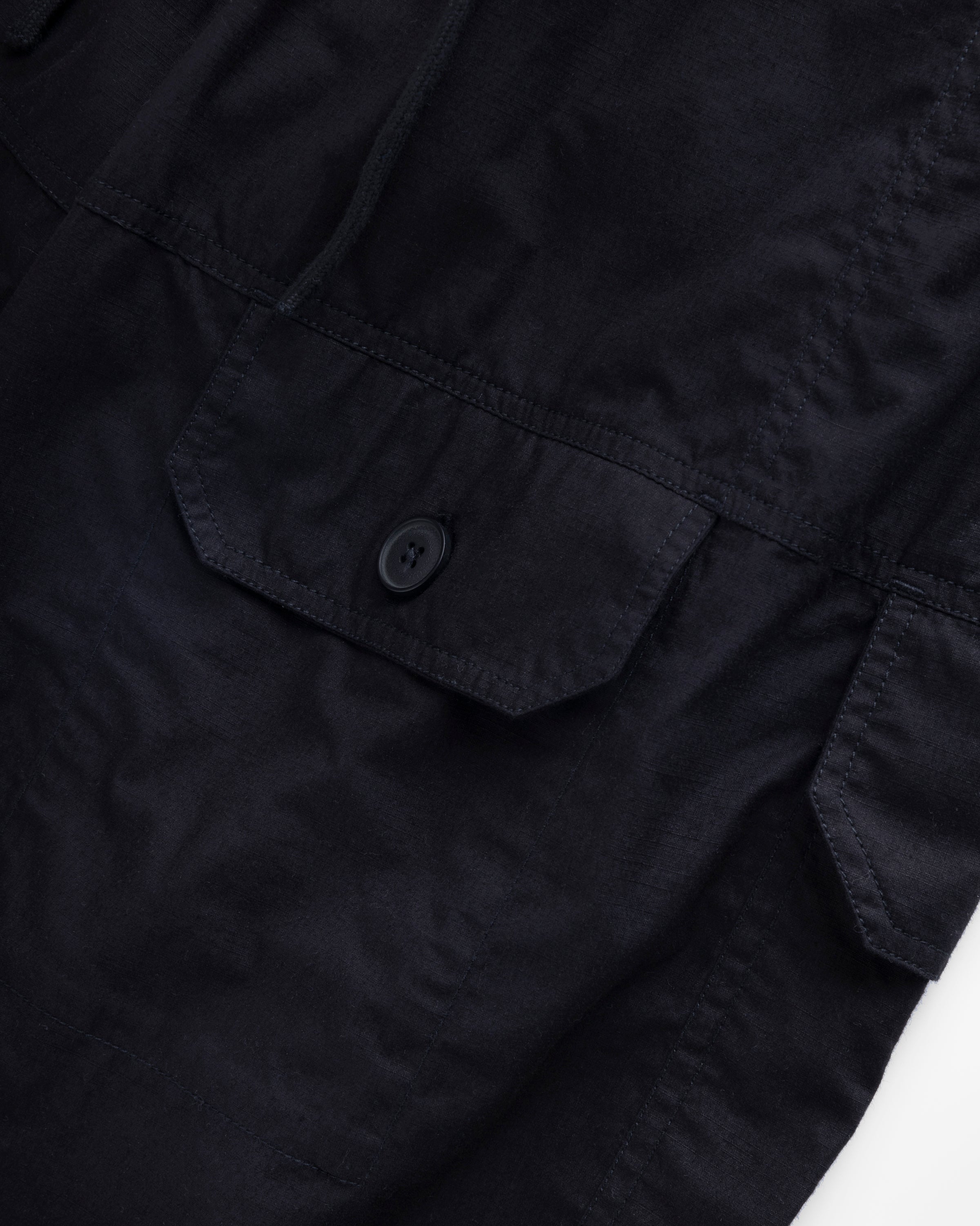 KADEN BALLOON PANT - BLACK COTTON MICRO RIPSTOP