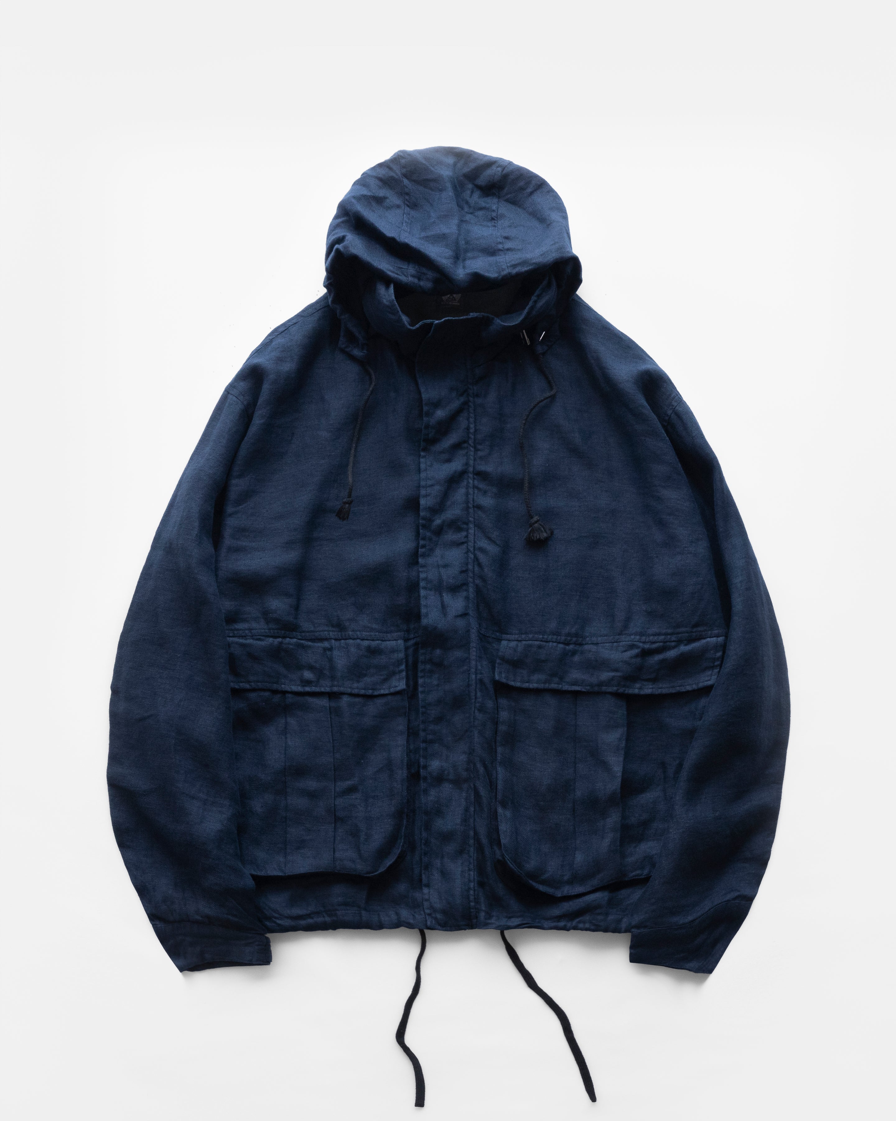 MUELLER TANKER JACKET - NAVY LINEN TWILL