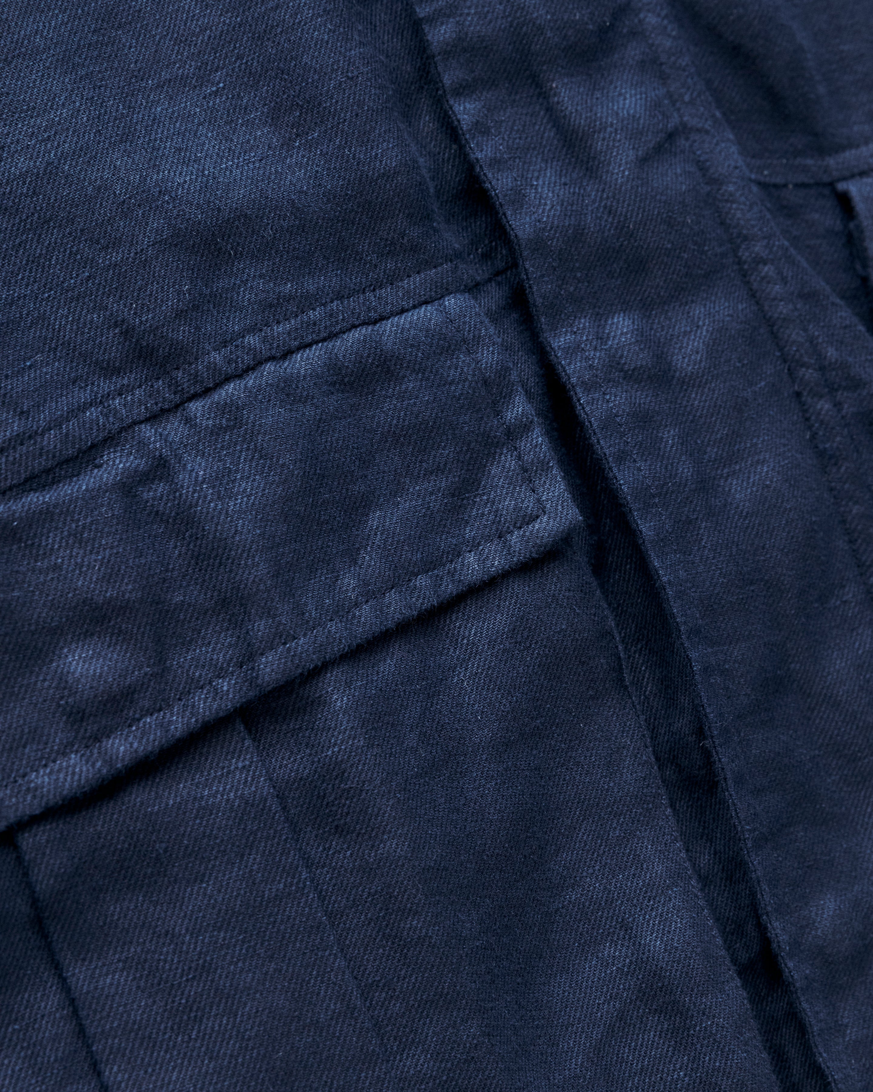 MUELLER TANKER JACKET - NAVY LINEN TWILL