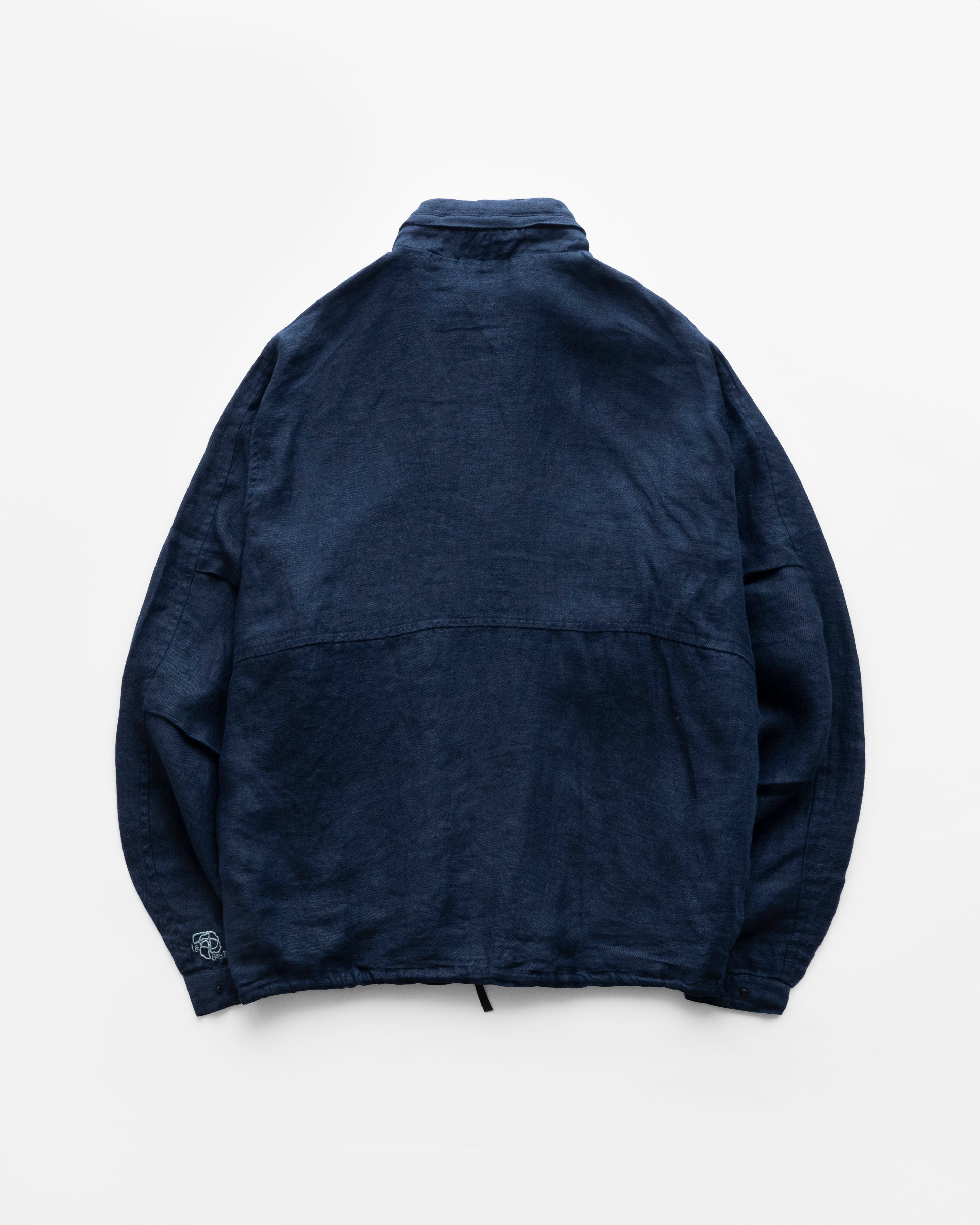 MUELLER TANKER JACKET - NAVY LINEN TWILL