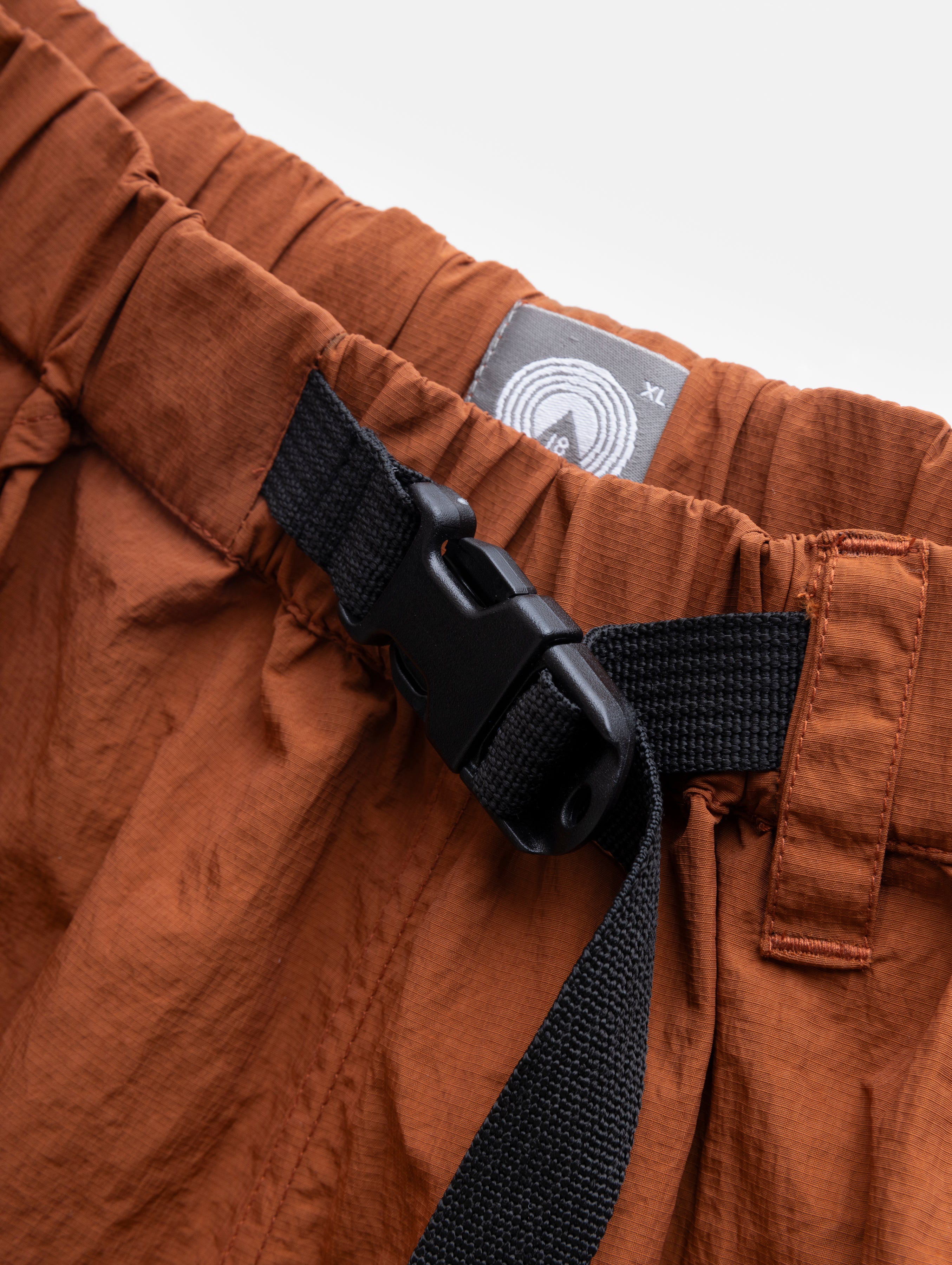 WARREN TREK SHORTS - RED CLAY FEATHERWEIGHT MICRO RIPSTOP NYLON