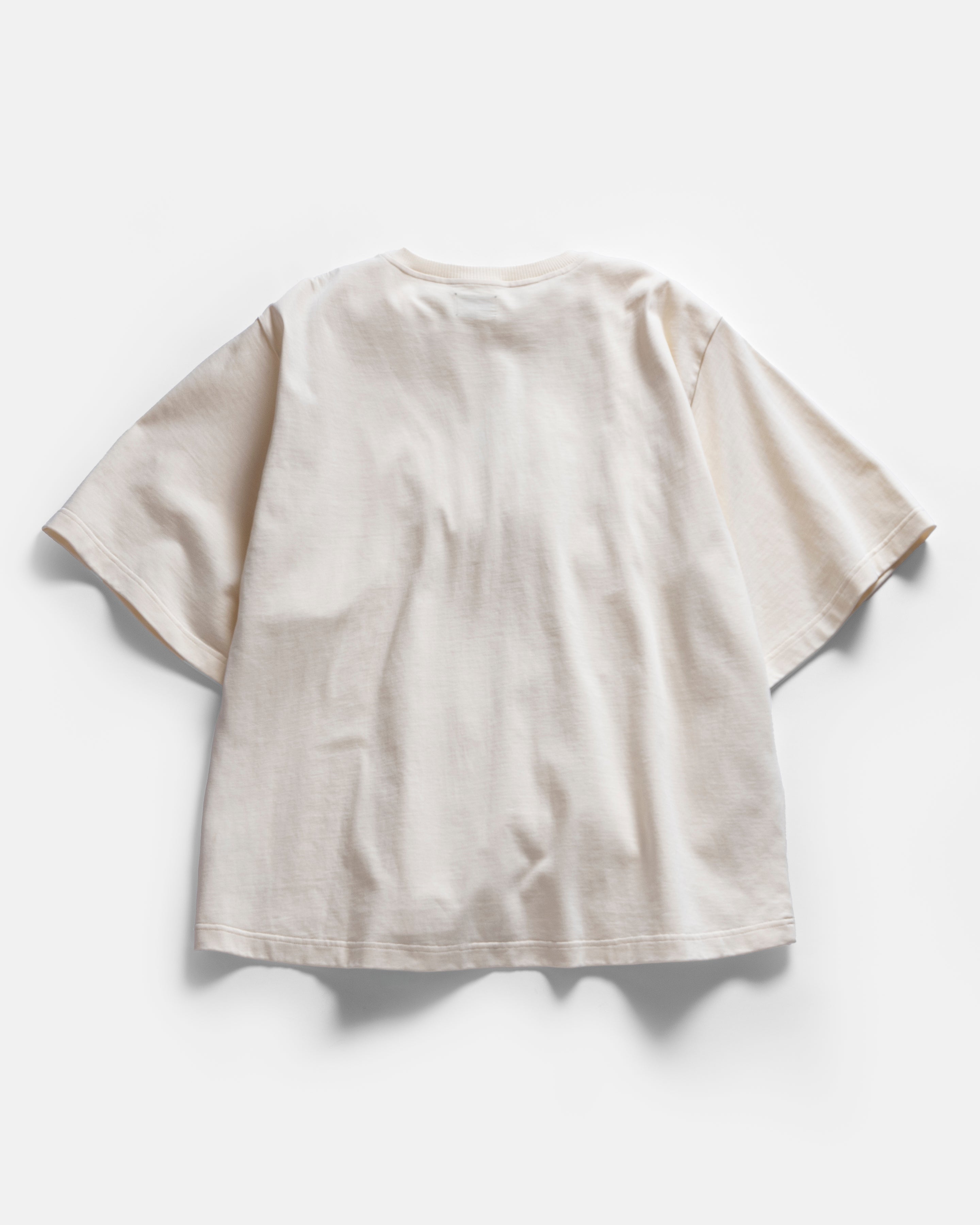 GRAHAME BIG TEE - SALT HEAVYWEIGHT COTTON JERSEY