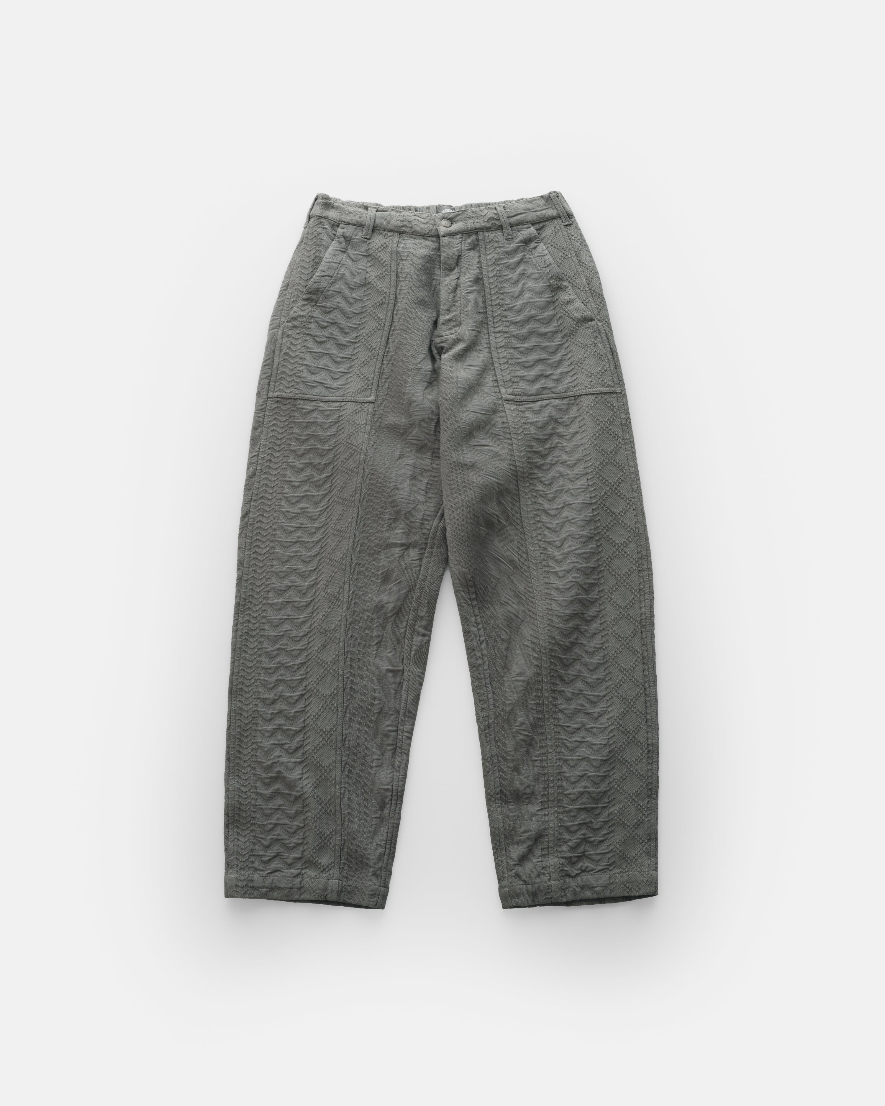 ROY BAKER PANT - MULLED BASIL DOUBLE WEAVE COTTON