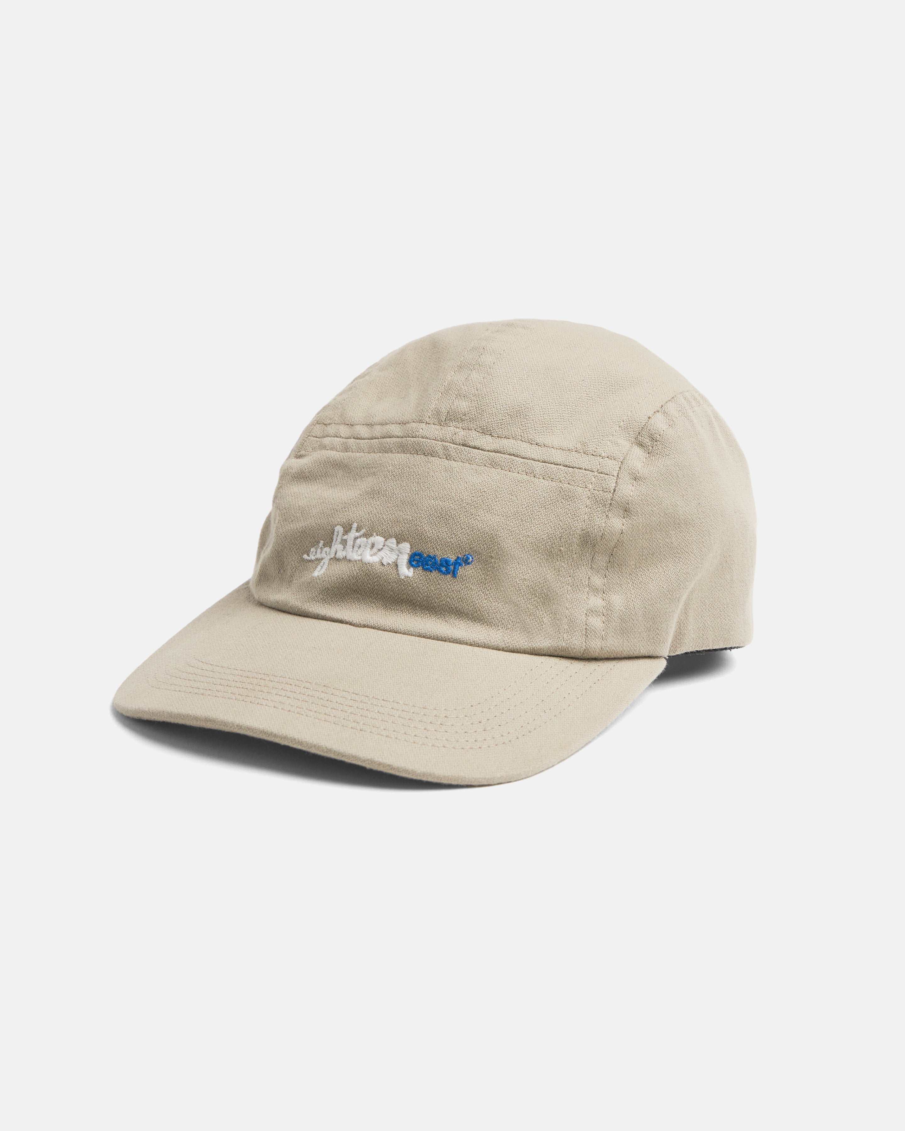 ACTIVE EIGHTEEN SUMMIT 5 PANEL HAT - FADED KHAKI COTTON BARLEYCORN