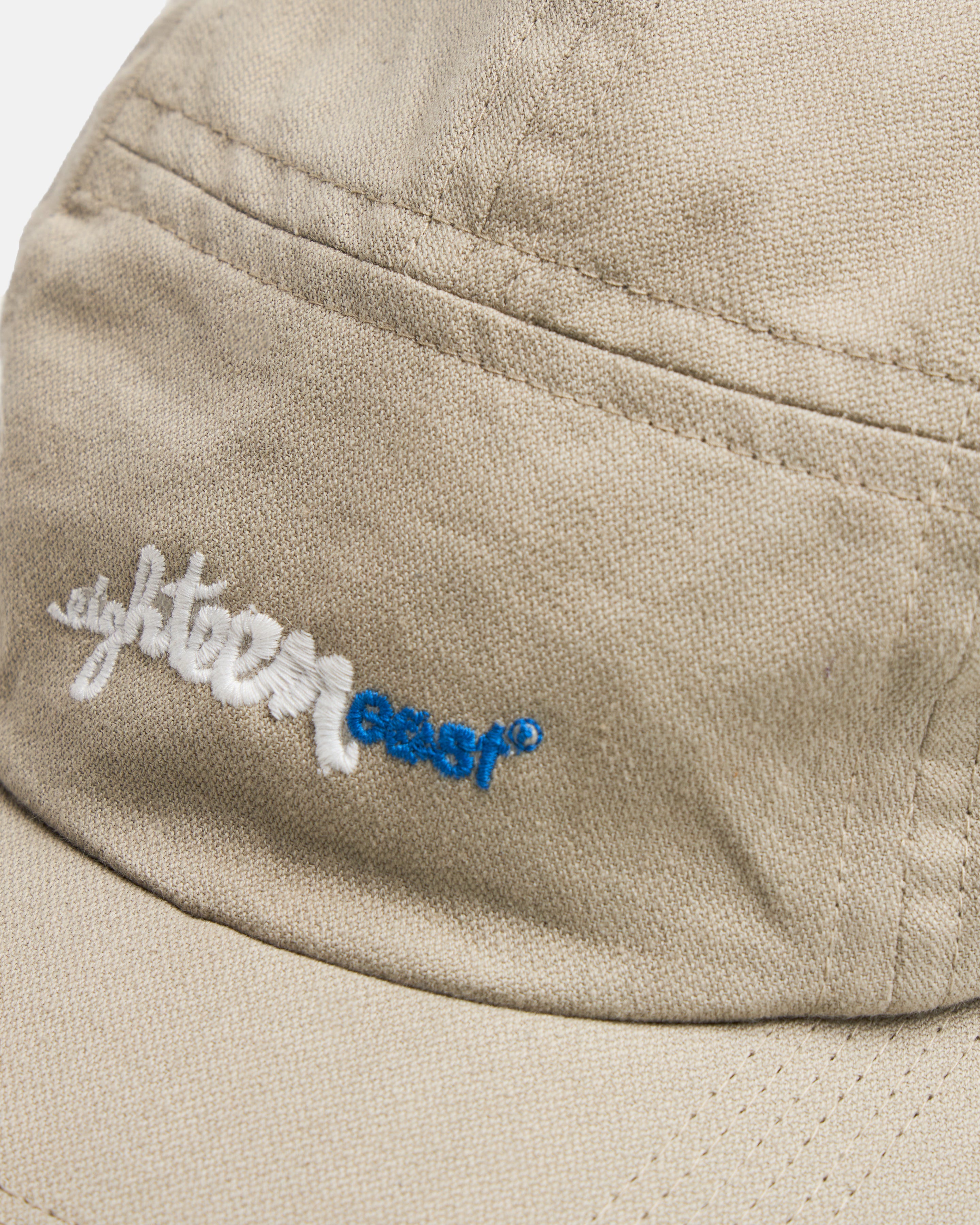 ACTIVE EIGHTEEN SUMMIT 5 PANEL HAT - FADED KHAKI COTTON BARLEYCORN